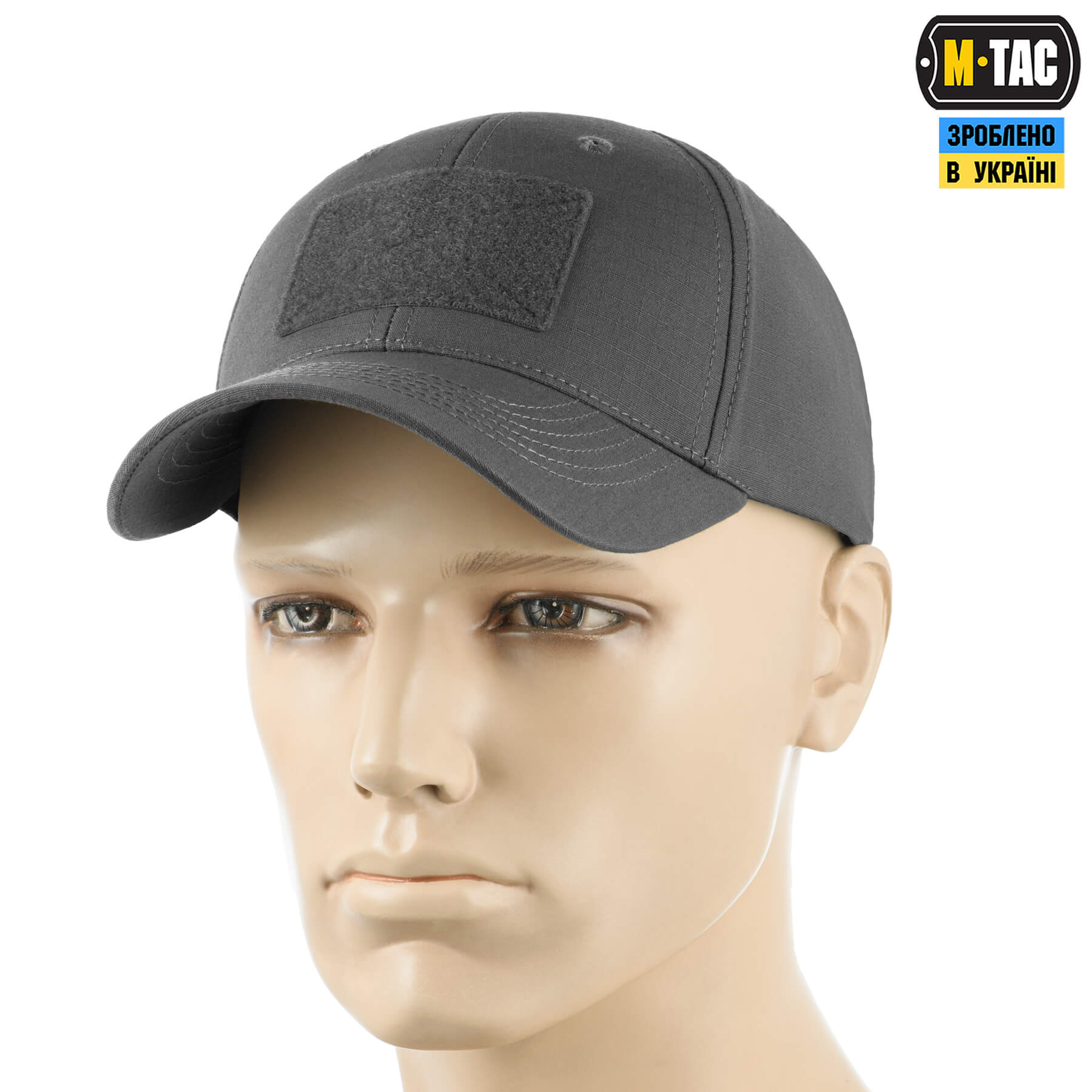 M-Tac бейсболка тактическая Elite Flex рип-стоп Wolf Grey — 2
