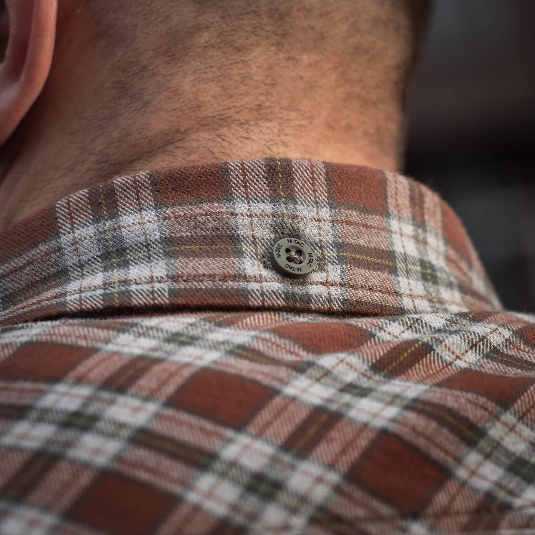 M-Tac рубашка Lumberjack Cotton Shirt Brown/Grey — 15