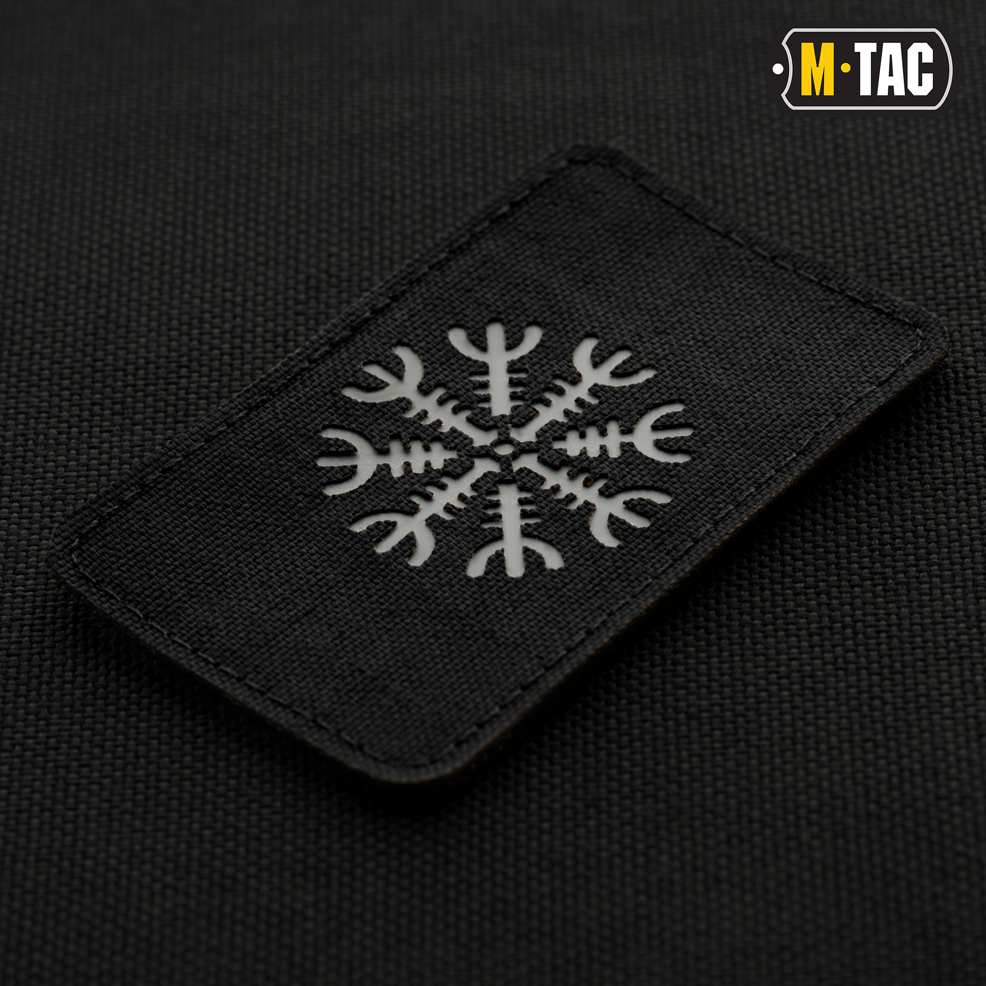 M-Tac нашивка Шлем Ужаса горизонтальная Laser Cut Black/Grey — 3