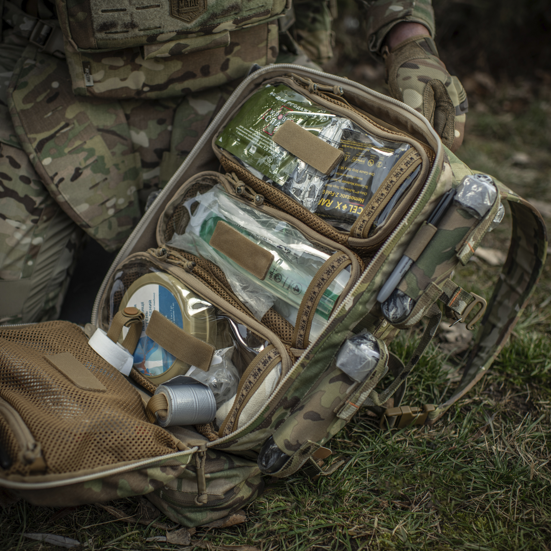 M-Tac рюкзак боевого медика Elite Multicam — 50