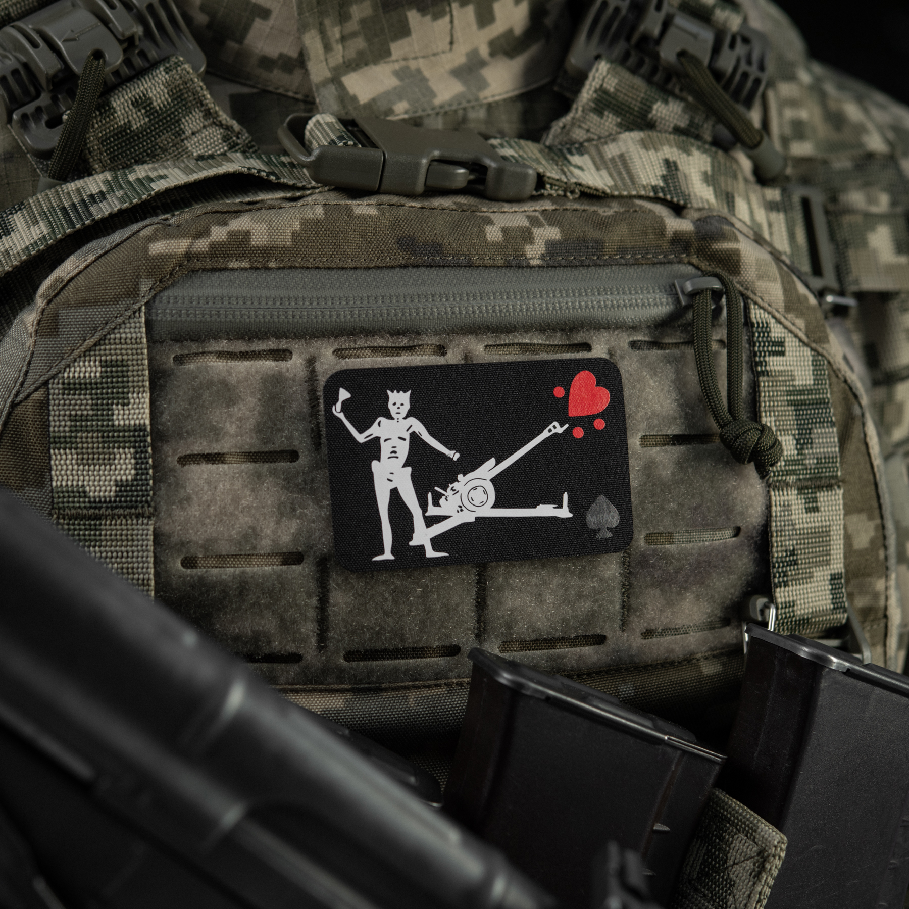 M-Tac нашивка прапор Чорна Борода Д-30 Black — 6