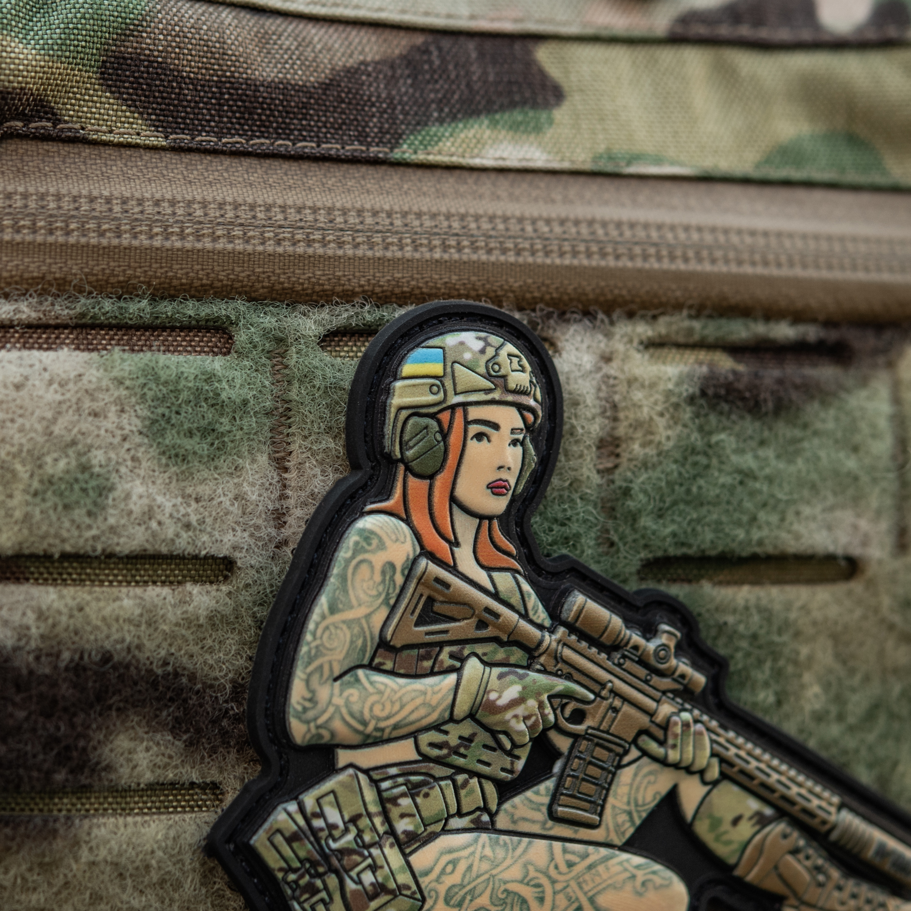 M-Tac нашивка girl №2 Skandinavik PVC MC — 7