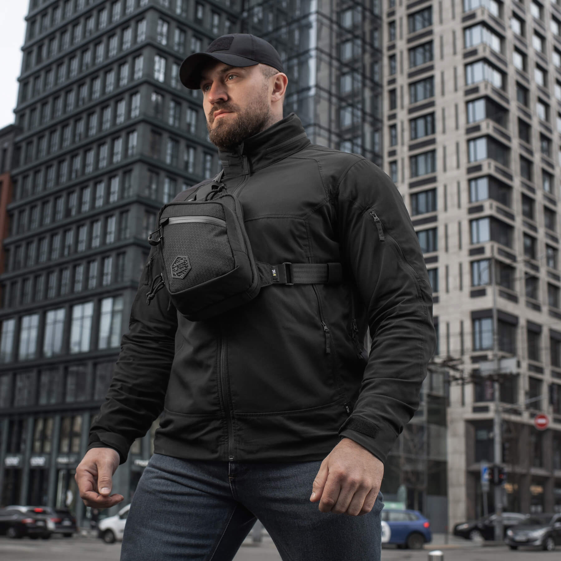 M-Tac сумка Sling Pistol Bag Hex Black — 9