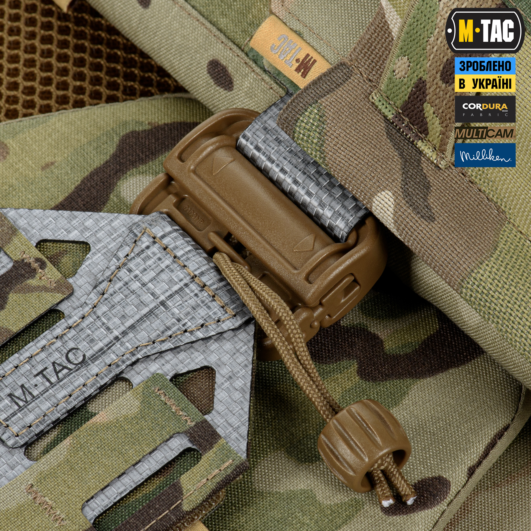 M-Tac плитоноска Cuirass Tiger Elite (розмір плити М) Multicam — 7