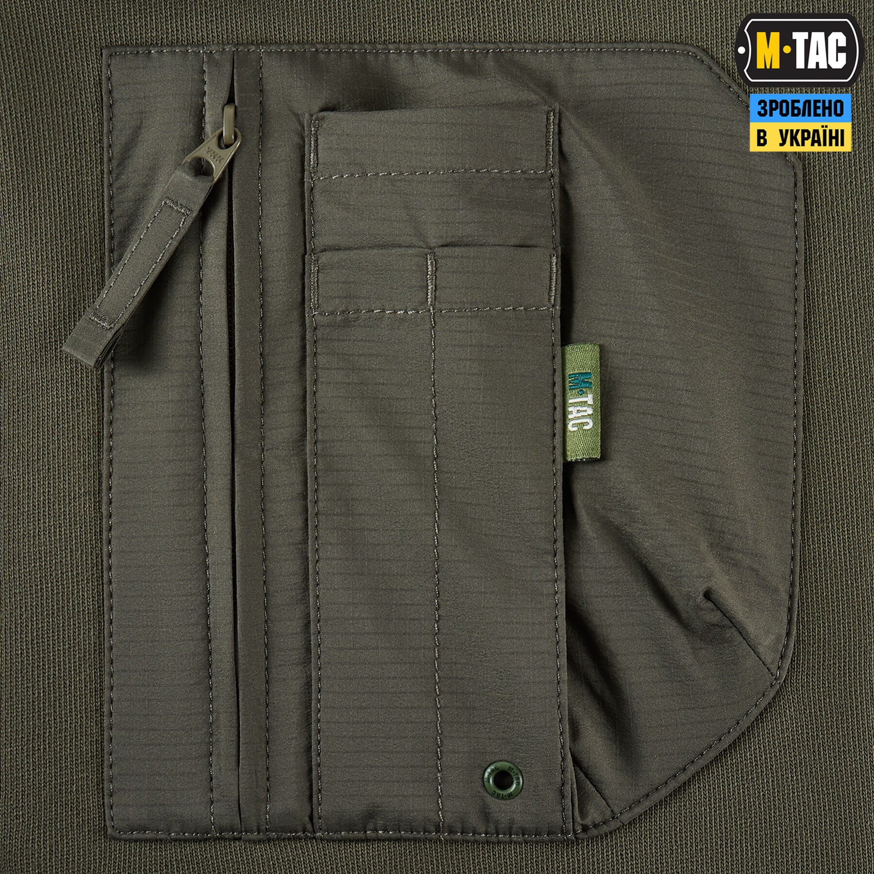M-Tac свитшот Nylon Pocket Cotton Hard Ranger Green — 6