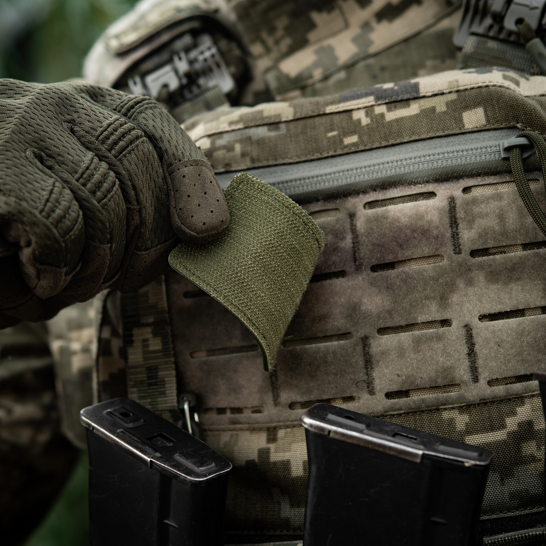 M-Tac нашивка прапор України з тризубом ЗСУ PVC Olive — 9