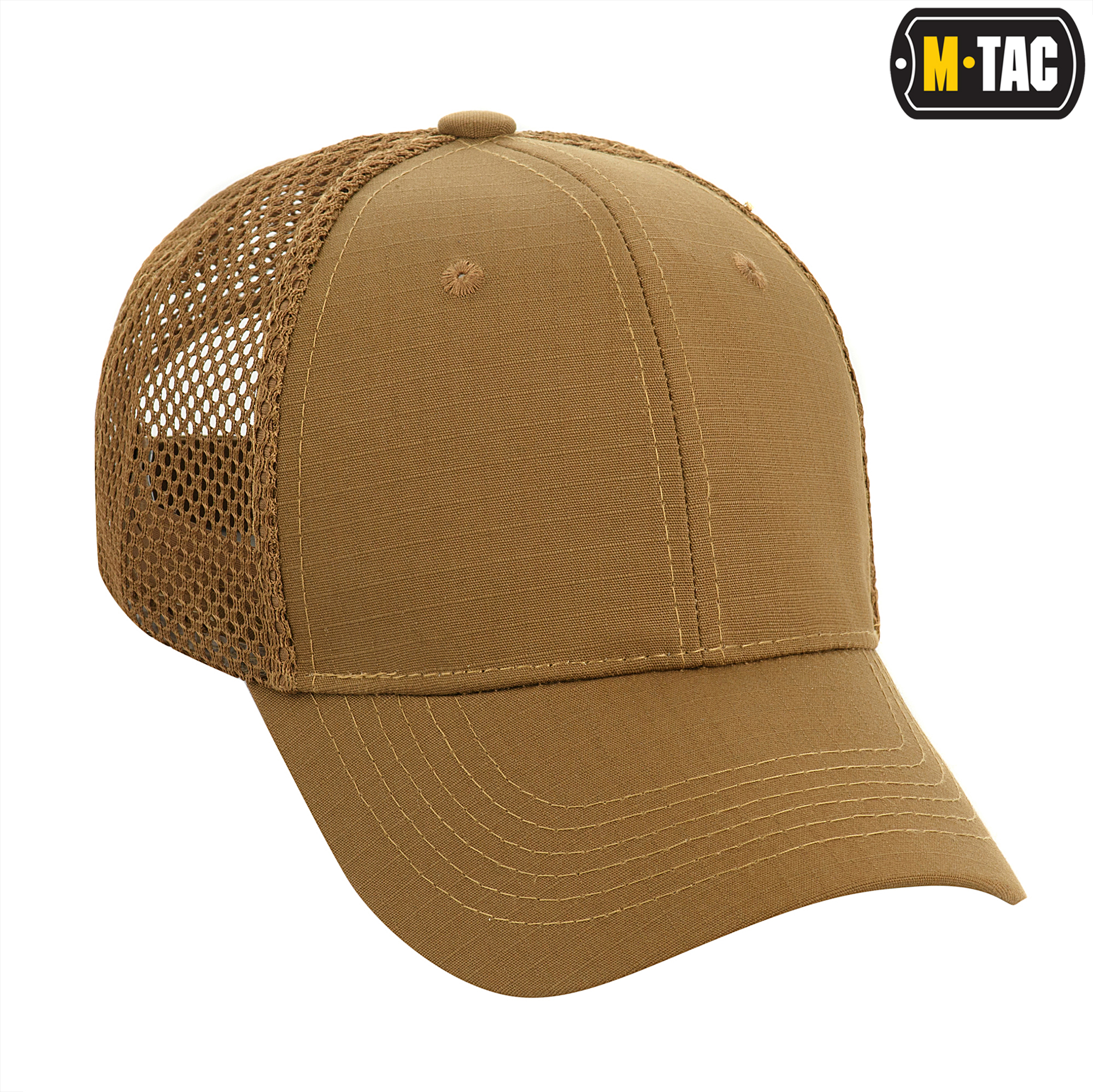 M-Tac бейсболка с сеткой Flex рип-стоп Coyote Brown — 5