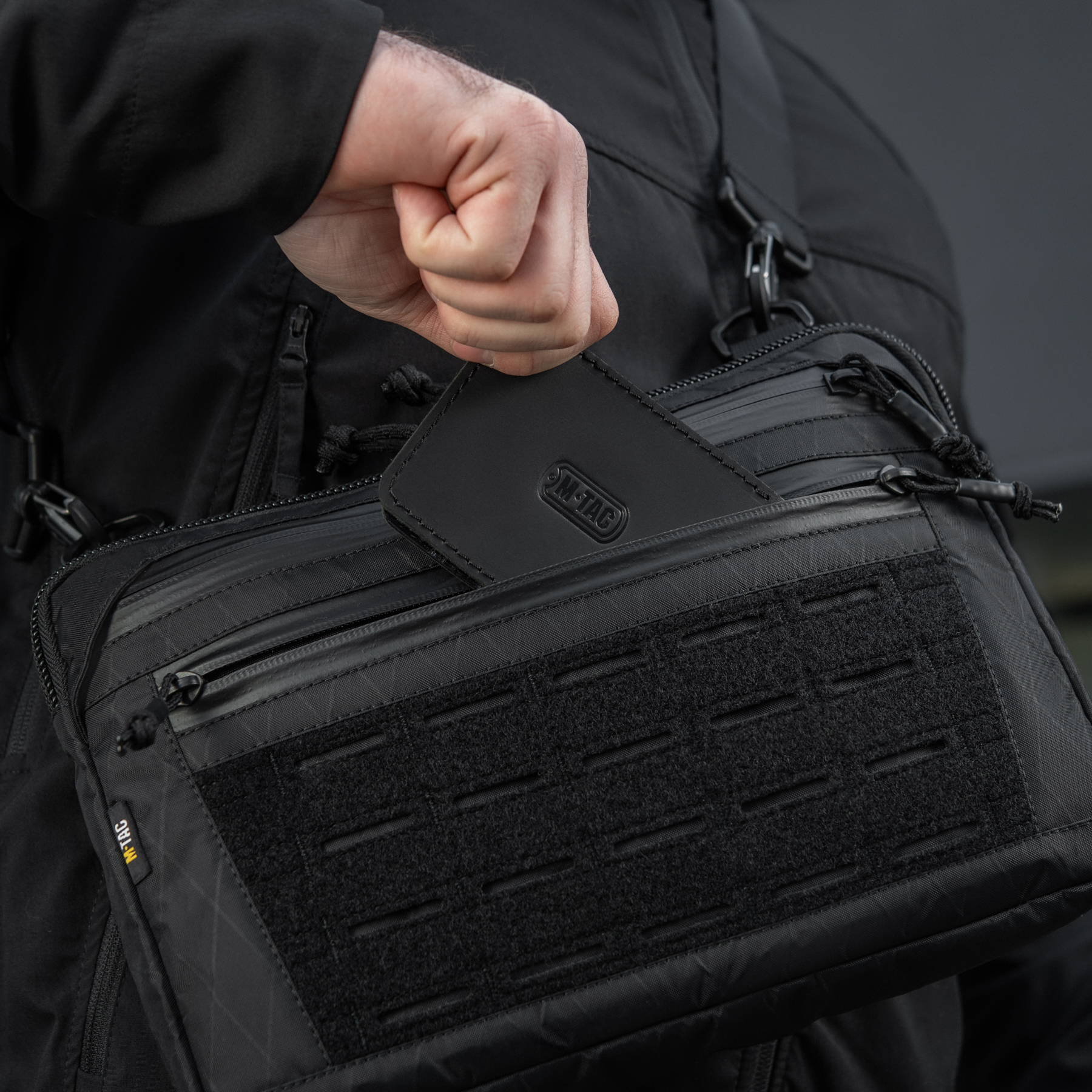 M-Tac сумка Admin Bag Medium X-Pac Elite з липучкою Black — 28