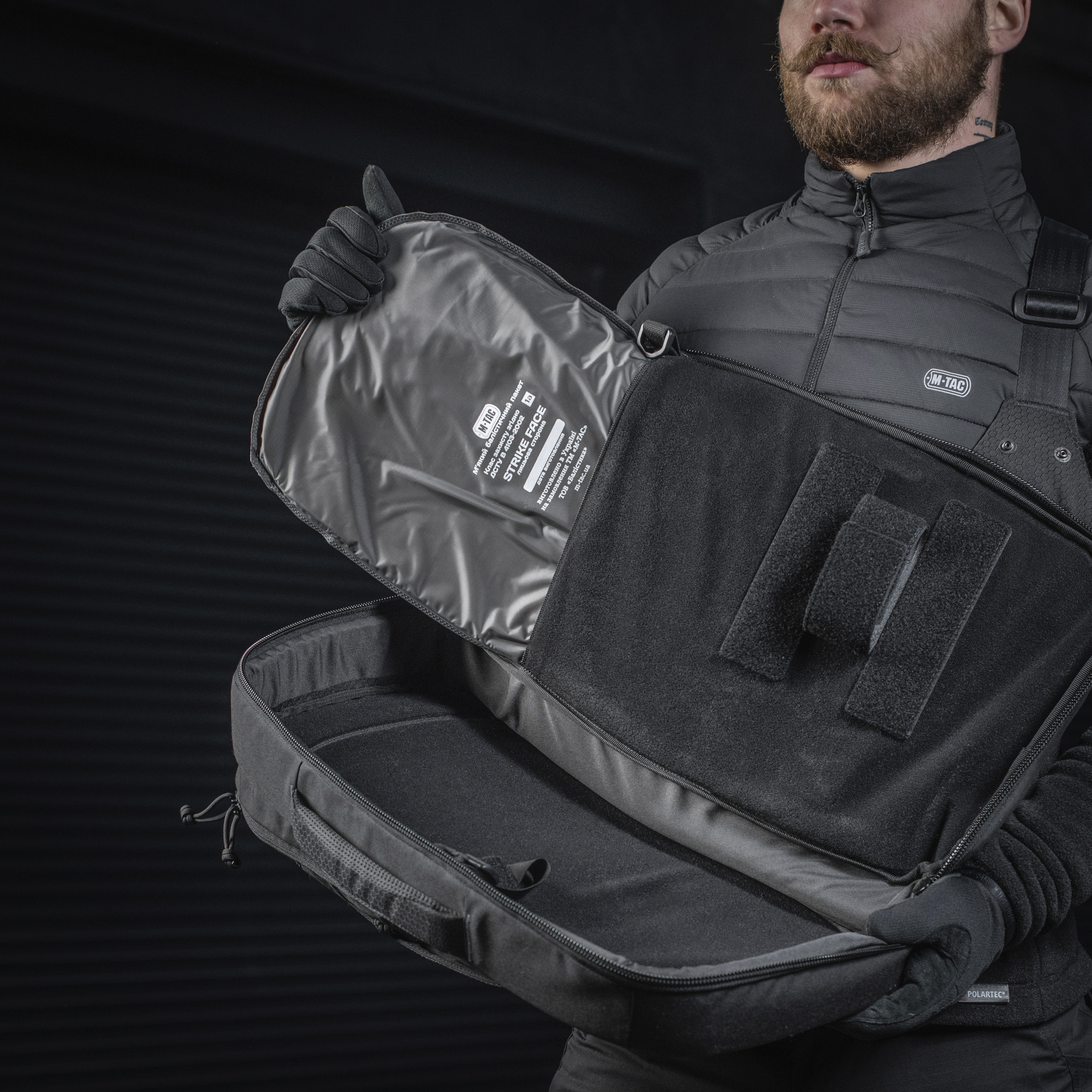 M-Tac рюкзак однолямочный Agent Elite Hex Black — 24