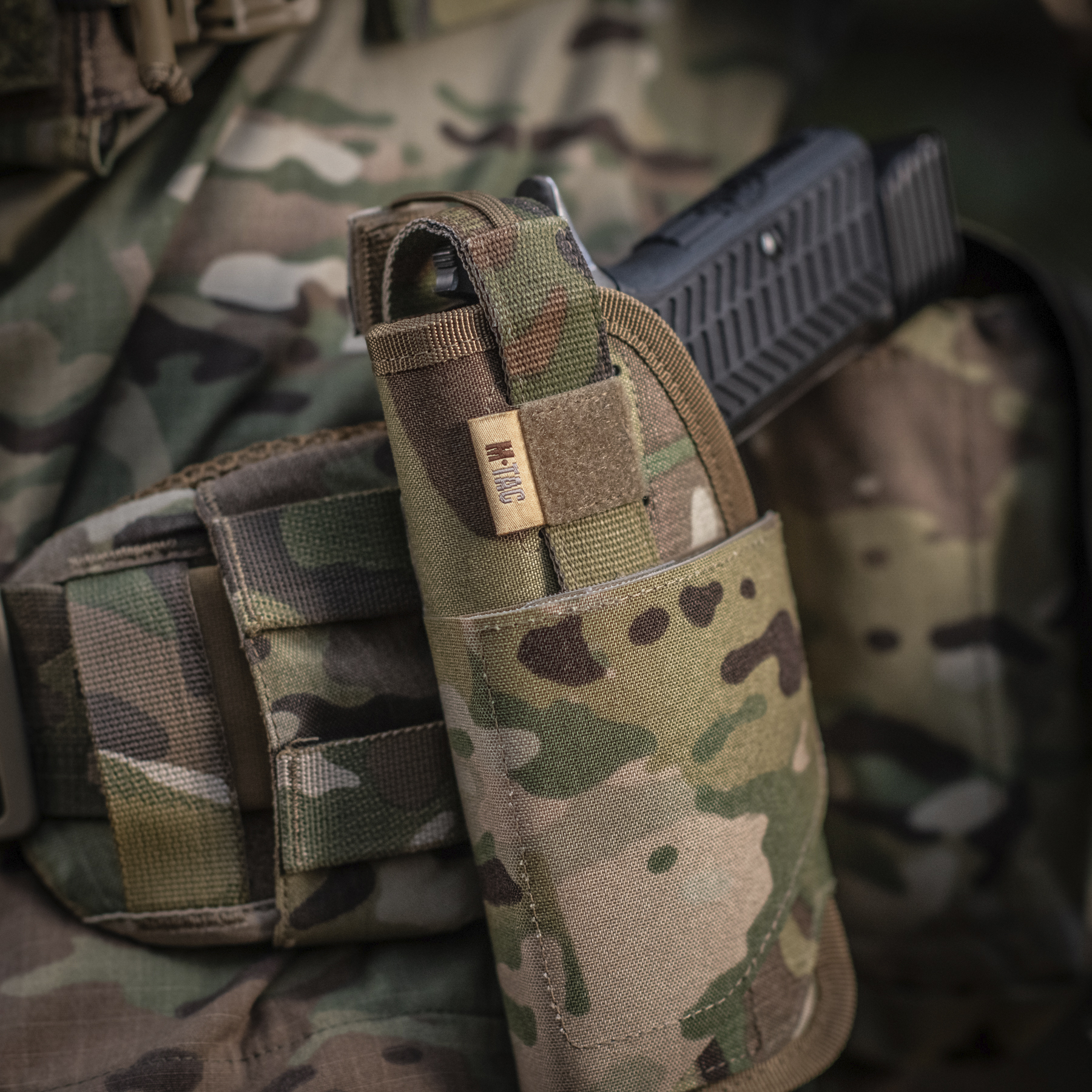 M-Tac кобура универсальная Elite Left Multicam — 13