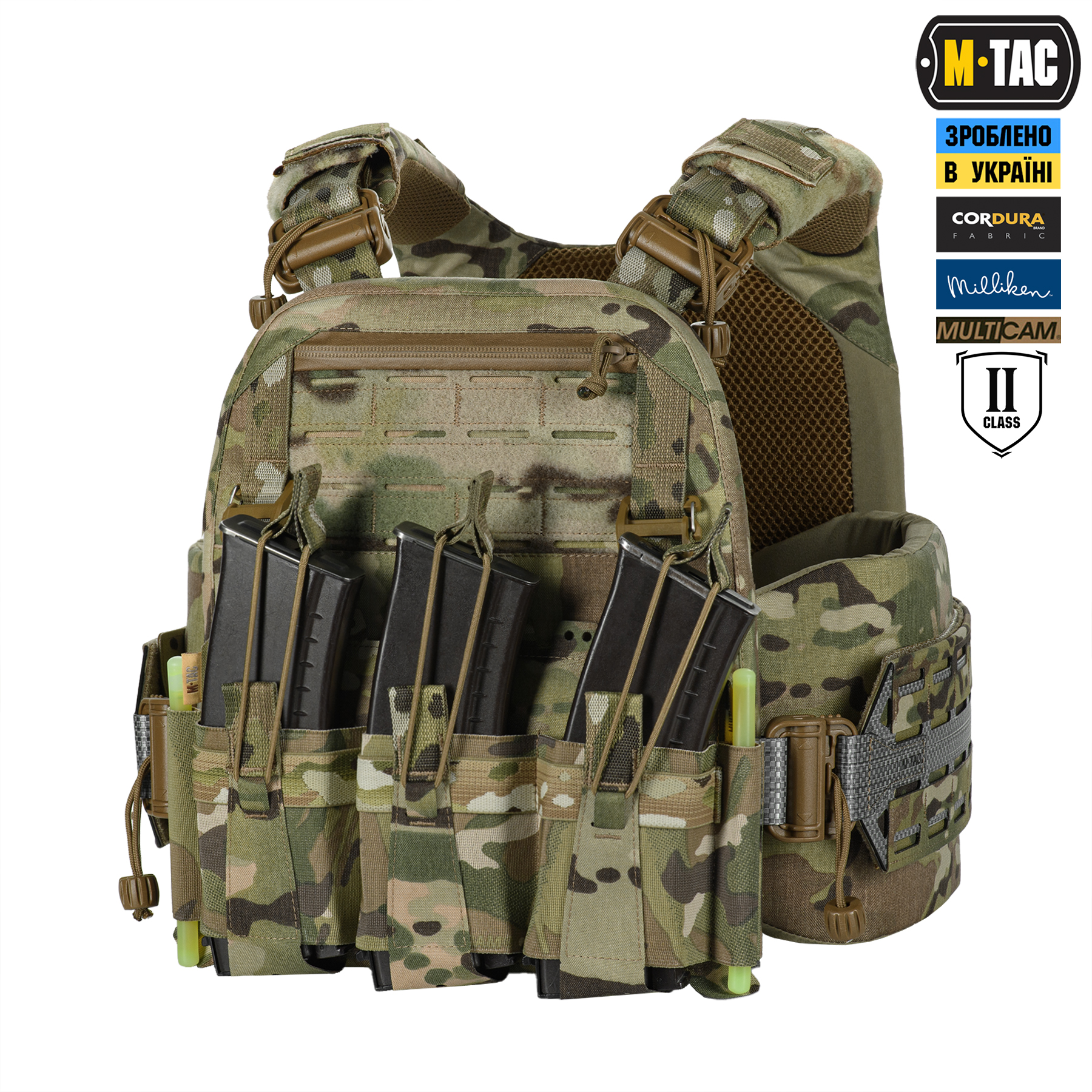 M-Tac плитоноска Cuirass Tiger FAST Elite 2 клас захисту (розмір плити М) Multicam — 6