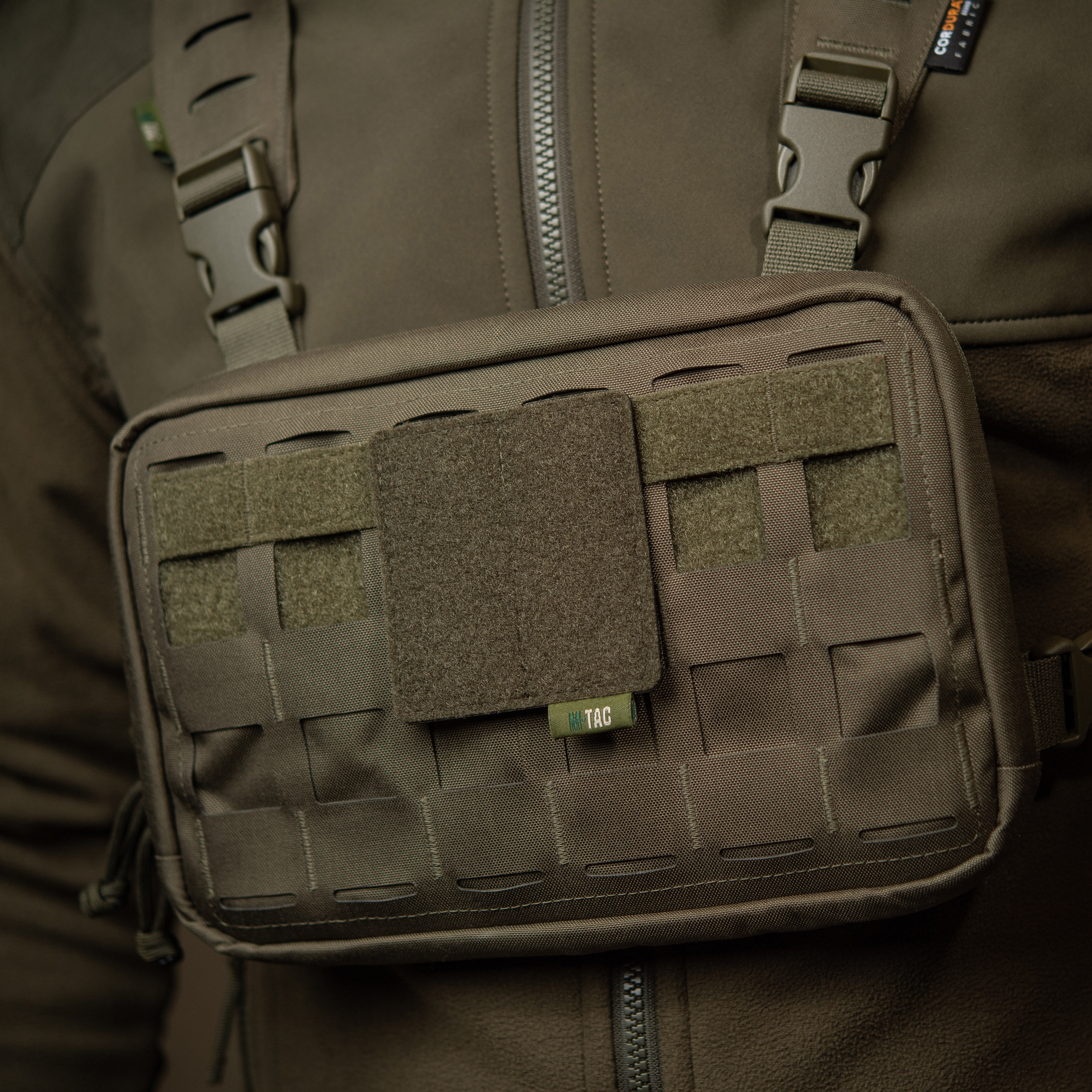 M-Tac панель для нашивок на MOLLE 80x85 Olive — 6