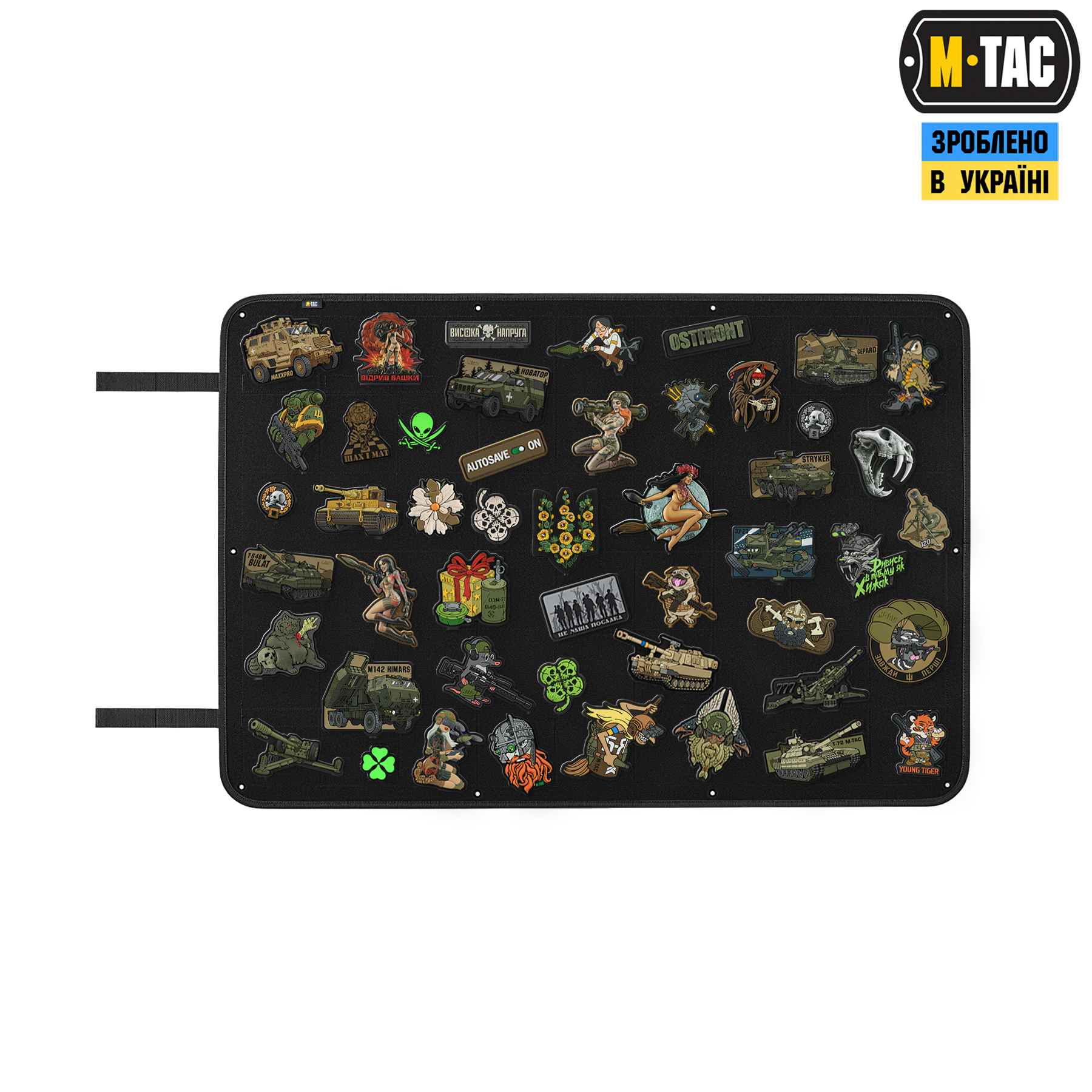M-Tac панель для нашивок универсальная ROLL 65х95 Black — 2