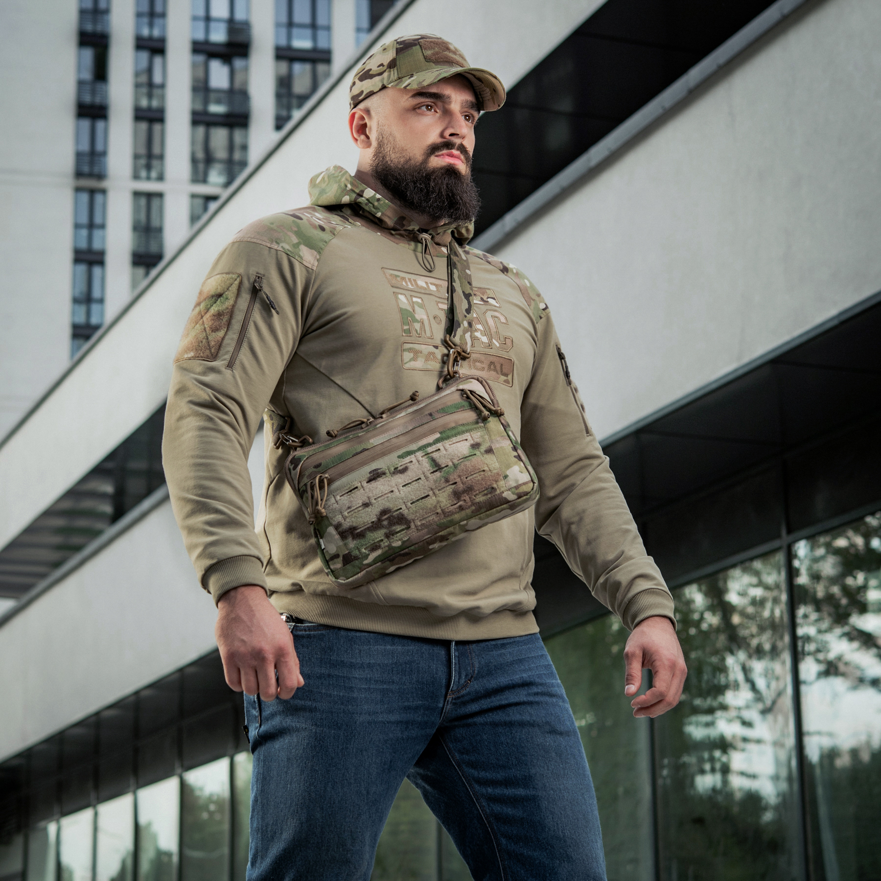 M-Tac сумка Admin Bag Medium Elite с липучкой Multicam — 13