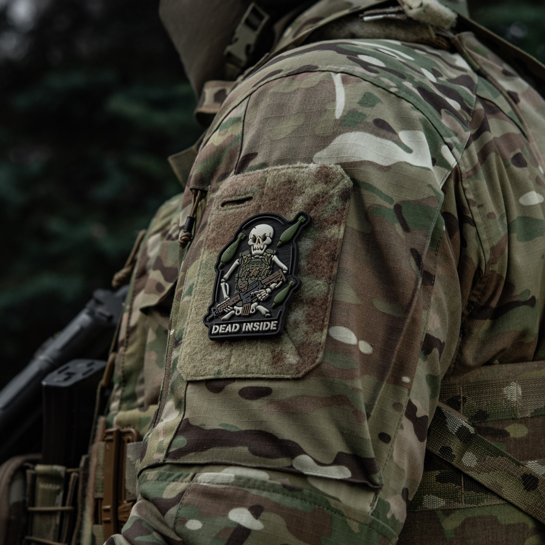 M-Tac нашивка Dead Inside Black/Olive — 17