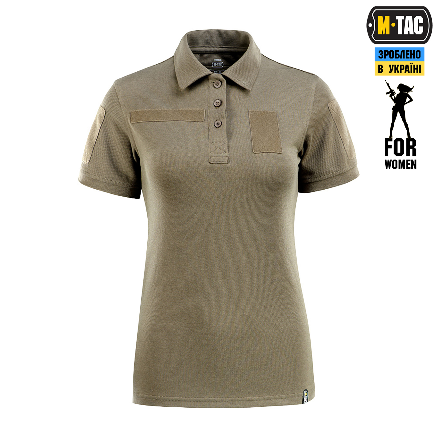 M-Tac поло тактическое 65/35 Lady Dark Olive — 3