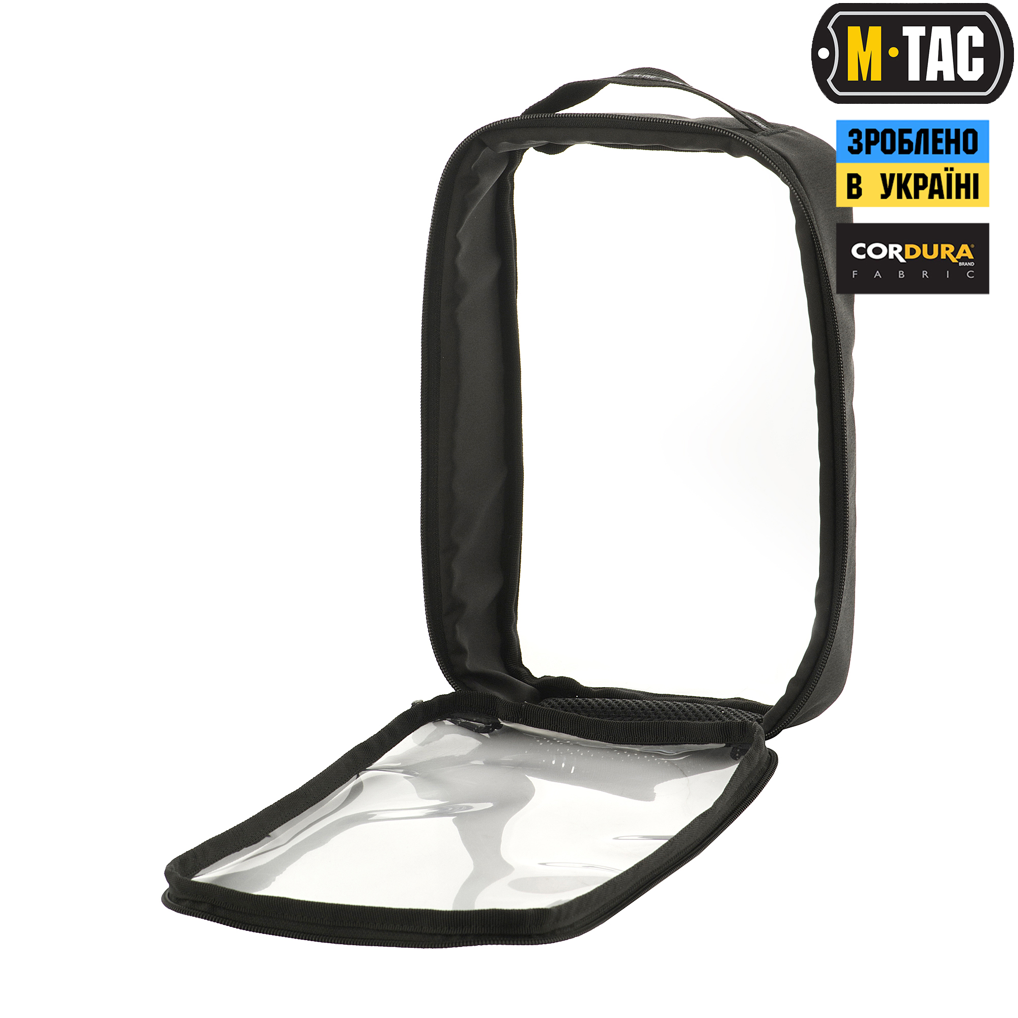 M-Tac органайзер утилитарный прозрачный Elite Large (30х19 см) Black — 6