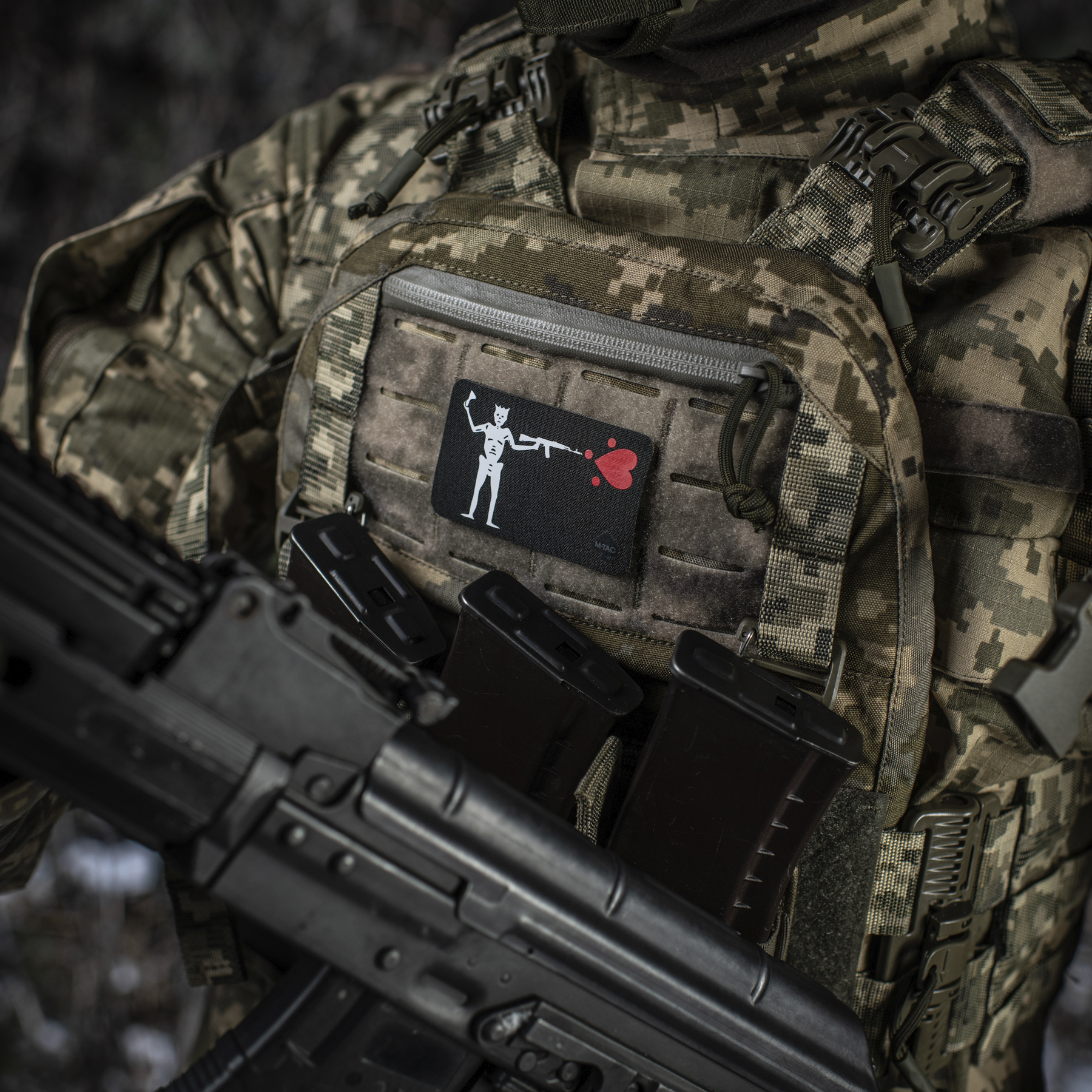 M-Tac нашивка прапор Чорна Борода АК-74 Black — 3