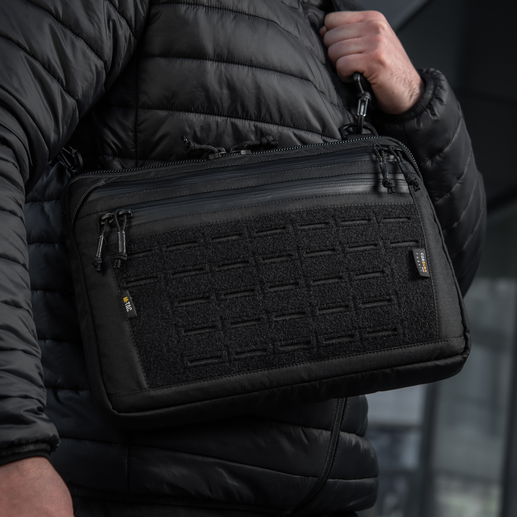 M-Tac сумка Admin Bag Large Elite с липучкой Black — 17