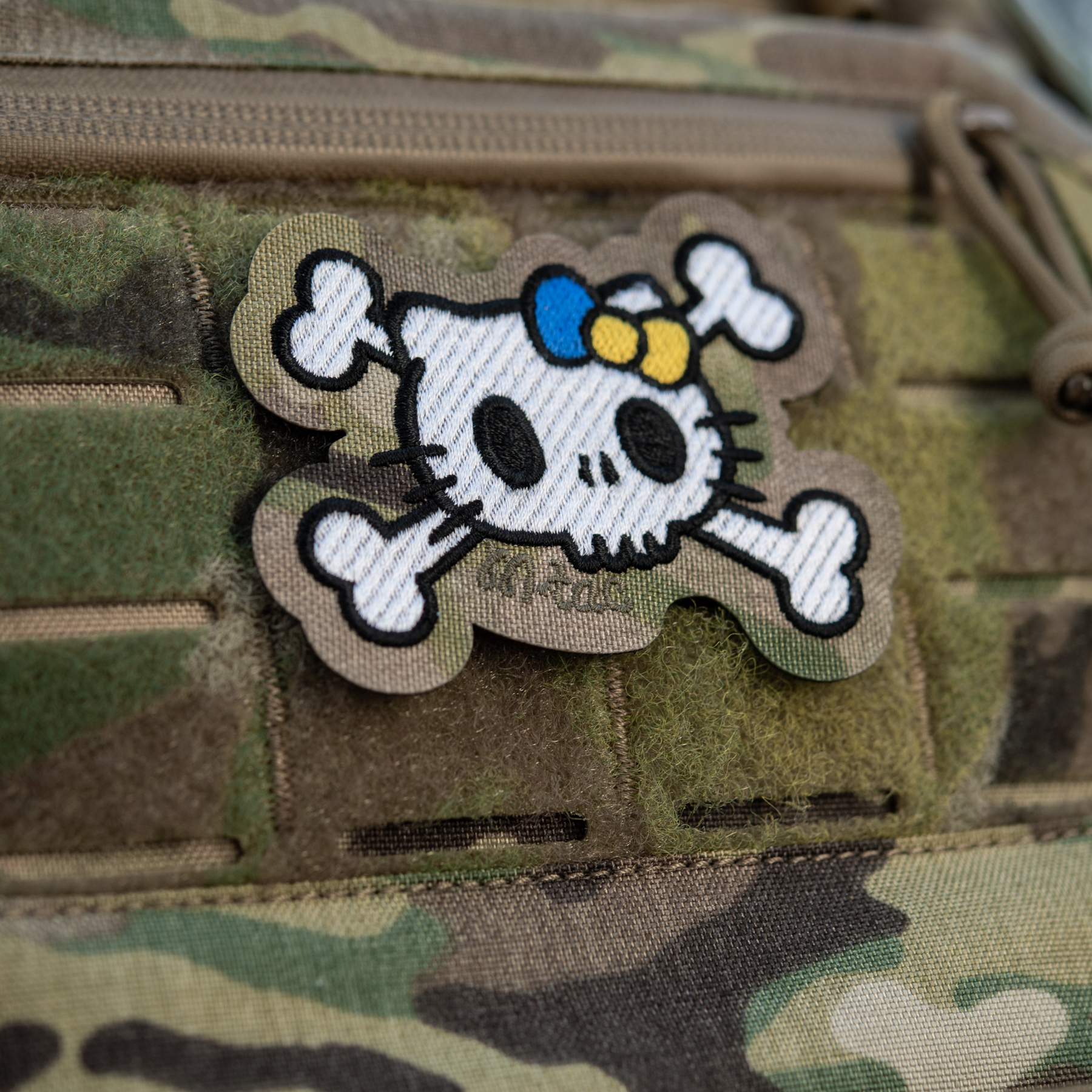 M-Tac нашивка KITTY (вышивка) White/Multicam — 8