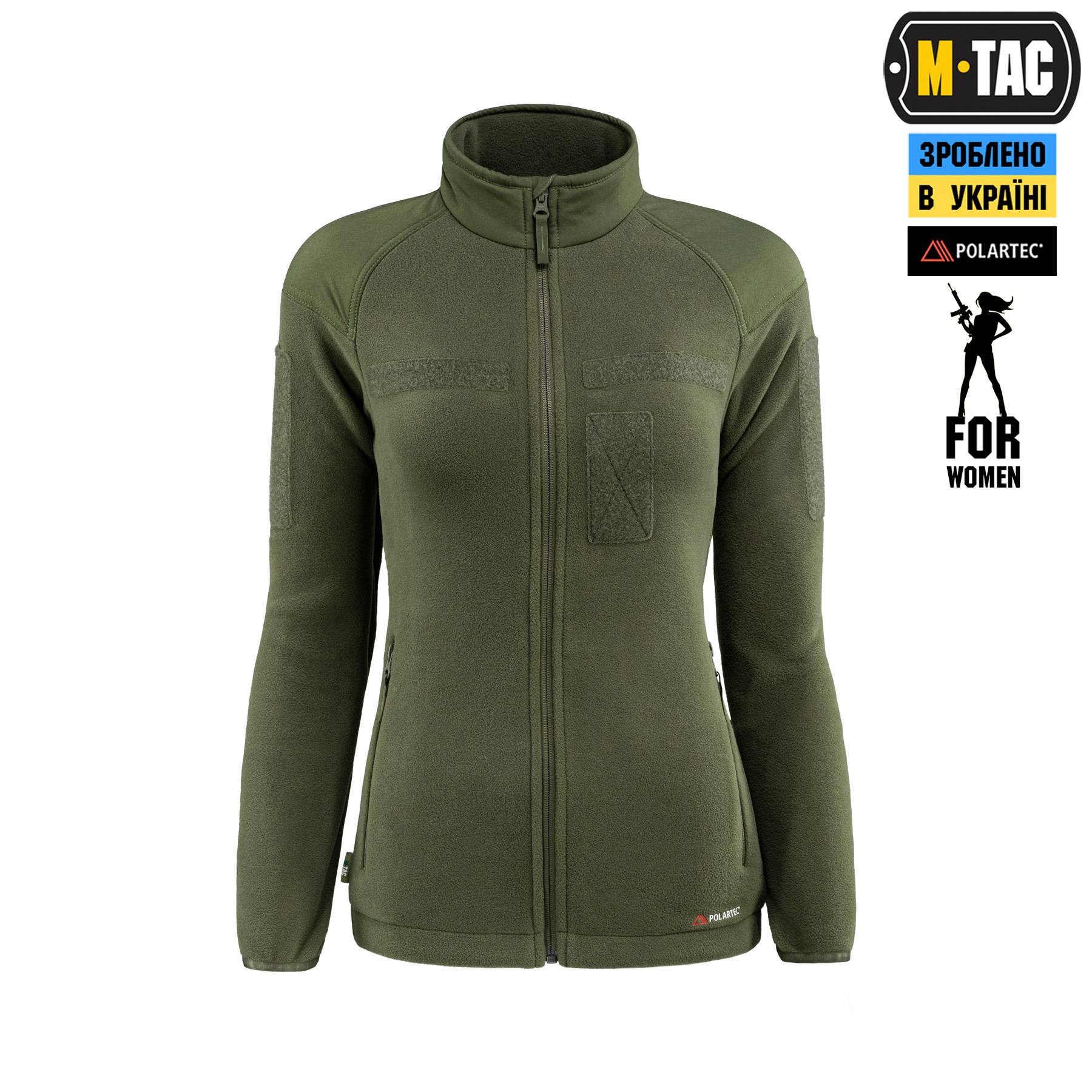 M-Tac куртка Combat Fleece Polartec Jacket Lady Army Olive — 3
