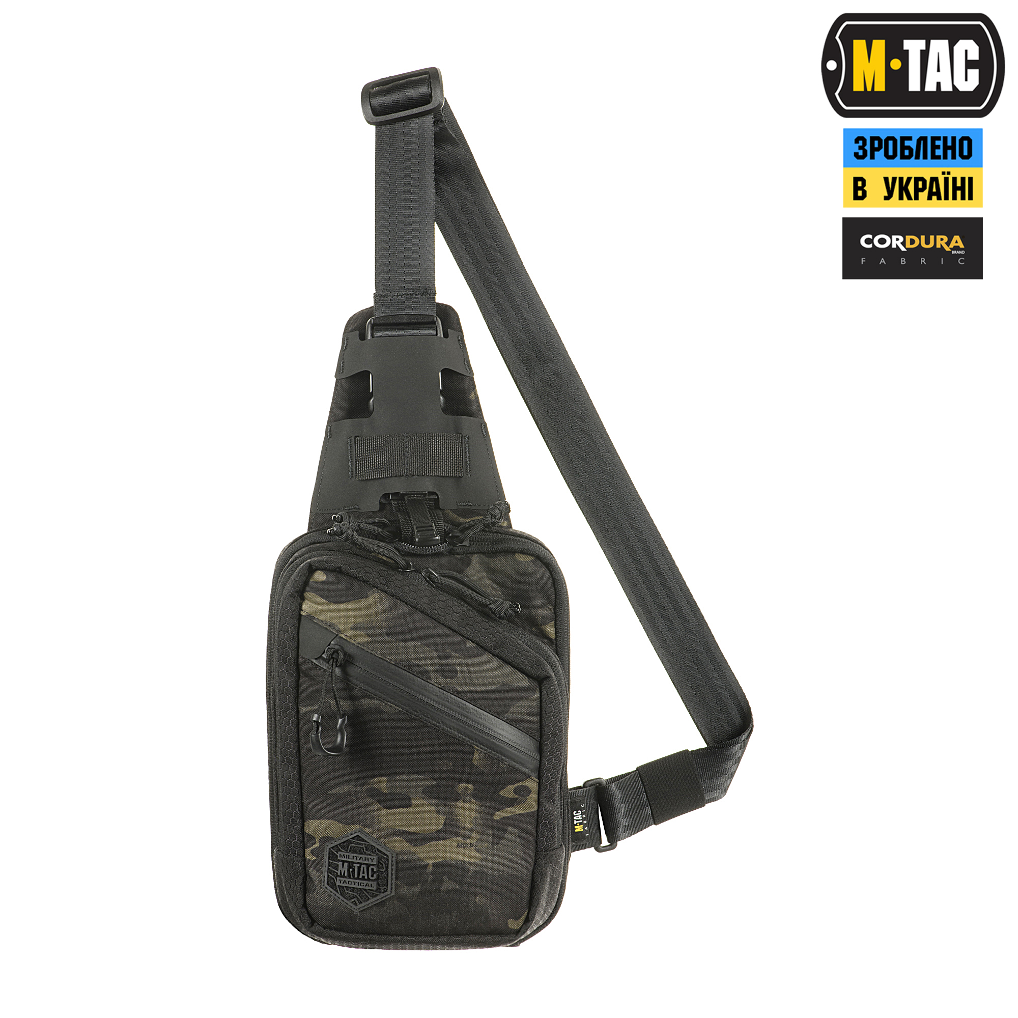 M-Tac сумка Sling Pistol Bag Elite Hex Multicam Black/Black — 2