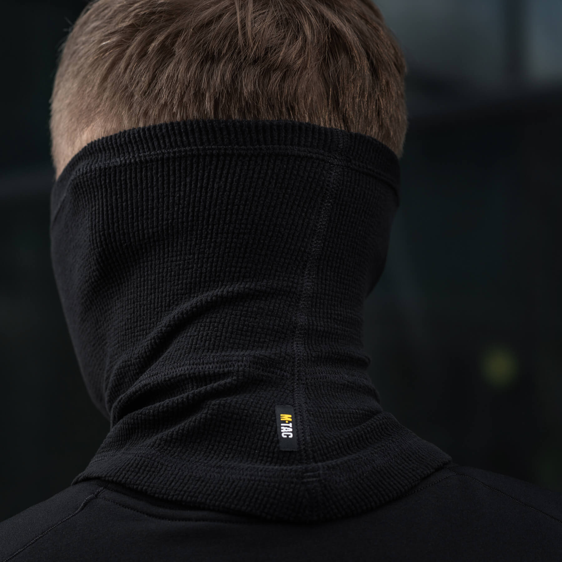 M-Tac шарф-труба анатомический микрофлис рип-стоп Black — 11