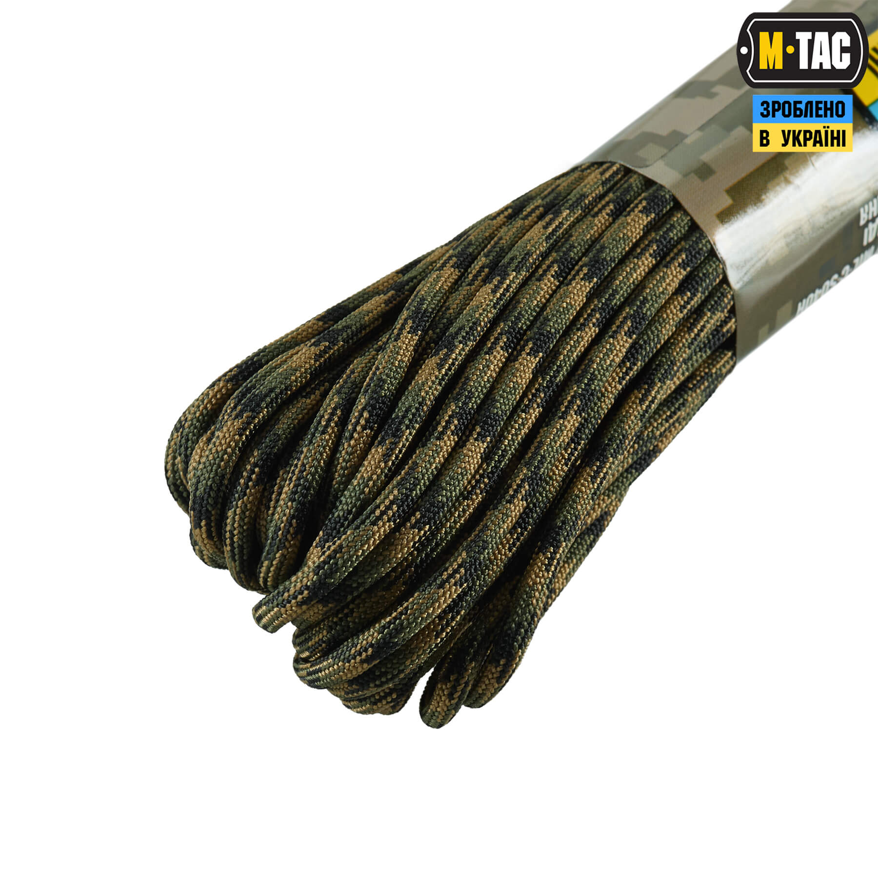 M-Tac паракорд 550 mil-spec 15m Woodland Marpat — 4