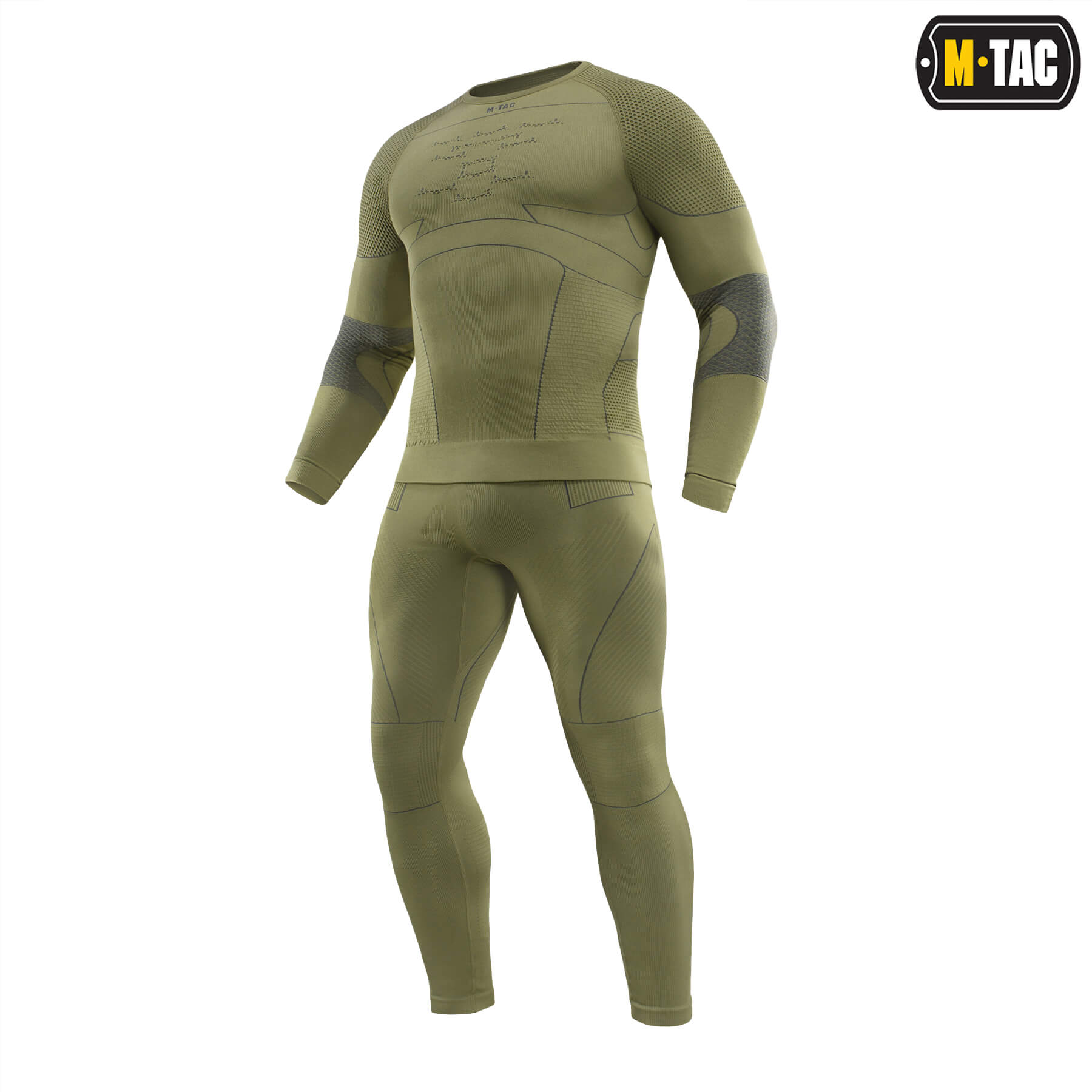 M-Tac терморубашка компрессионная Ranger Green/Dark Grey — 16
