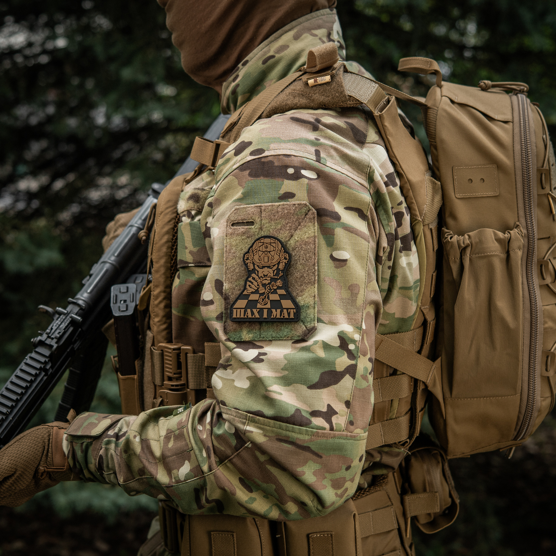 M-Tac нашивка Шах і Мат Black/Coyote — 12