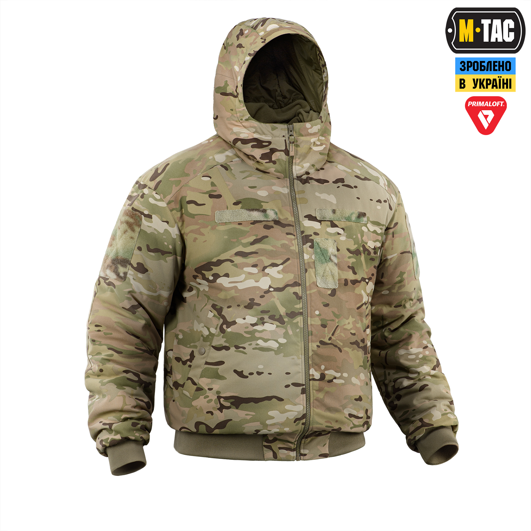 M-Tac куртка MA-1 Hooded Military Primaloft MC — 8