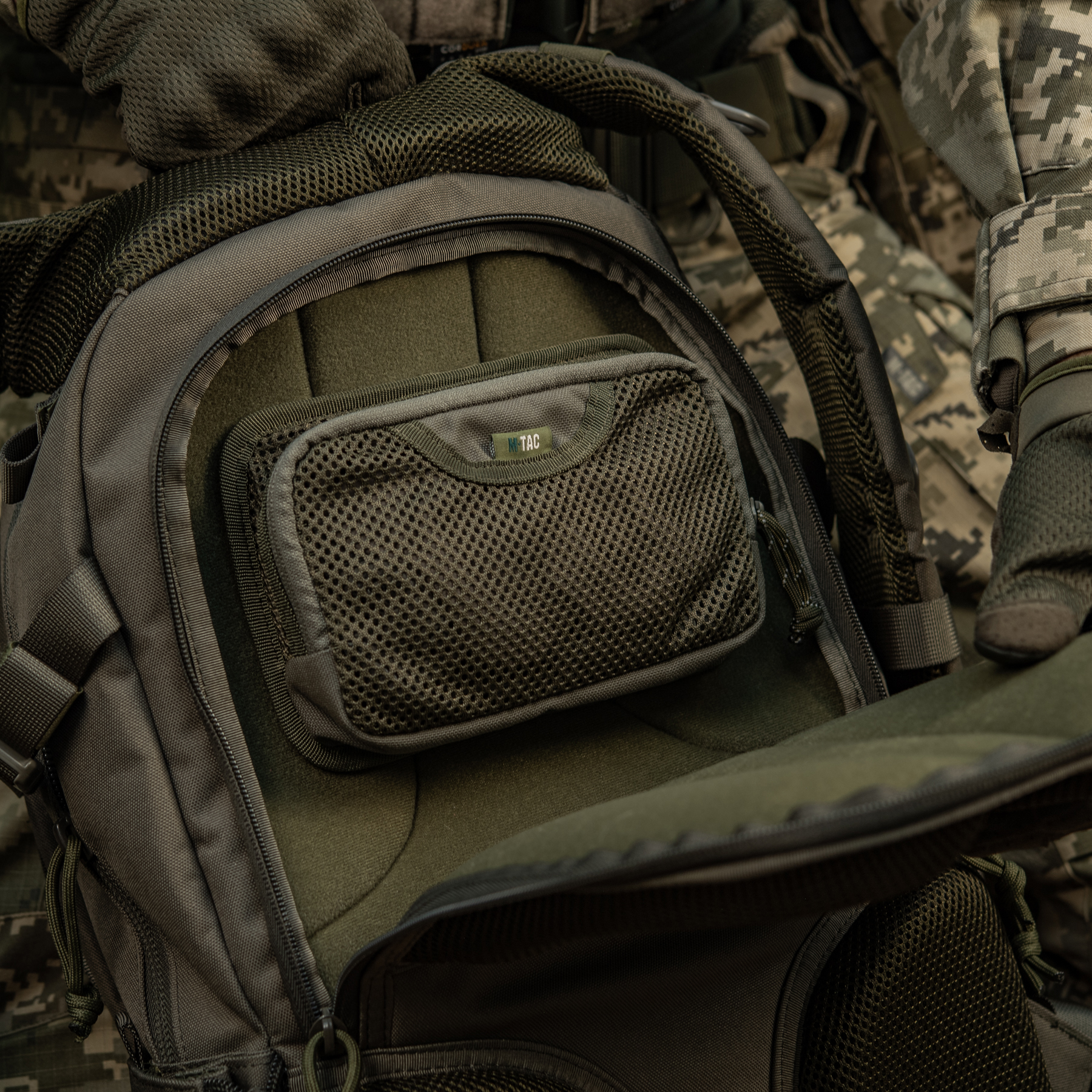 M-Tac вставка модульная карман на молнии Ranger Green — 6