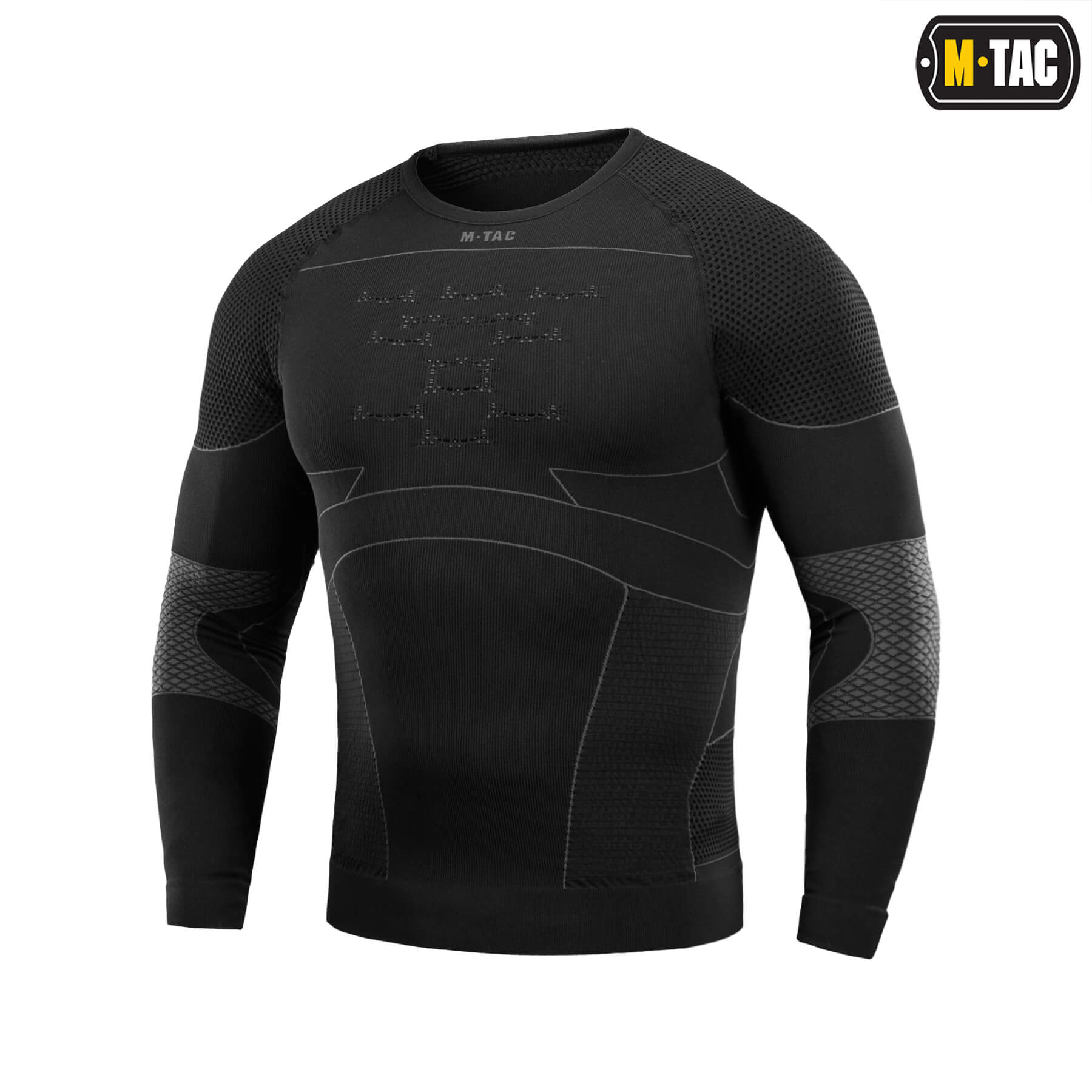 M-Tac терморубашка компрессионная Black/Dark Grey — 2