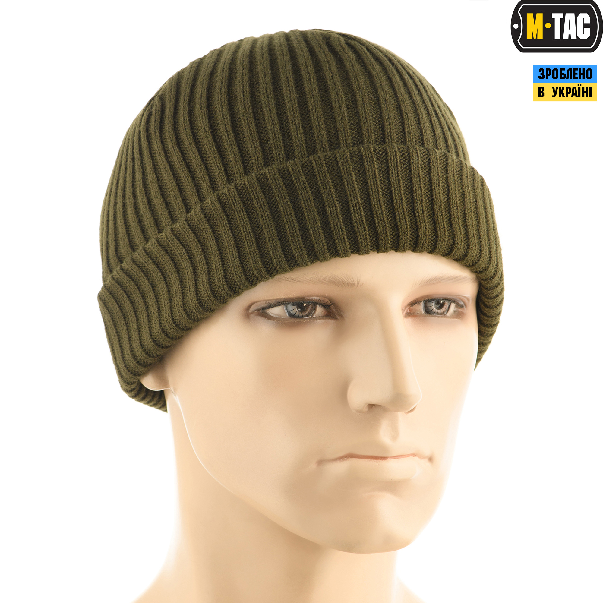 M-Tac шапка вязаная 100% акрил Dark Olive — 4