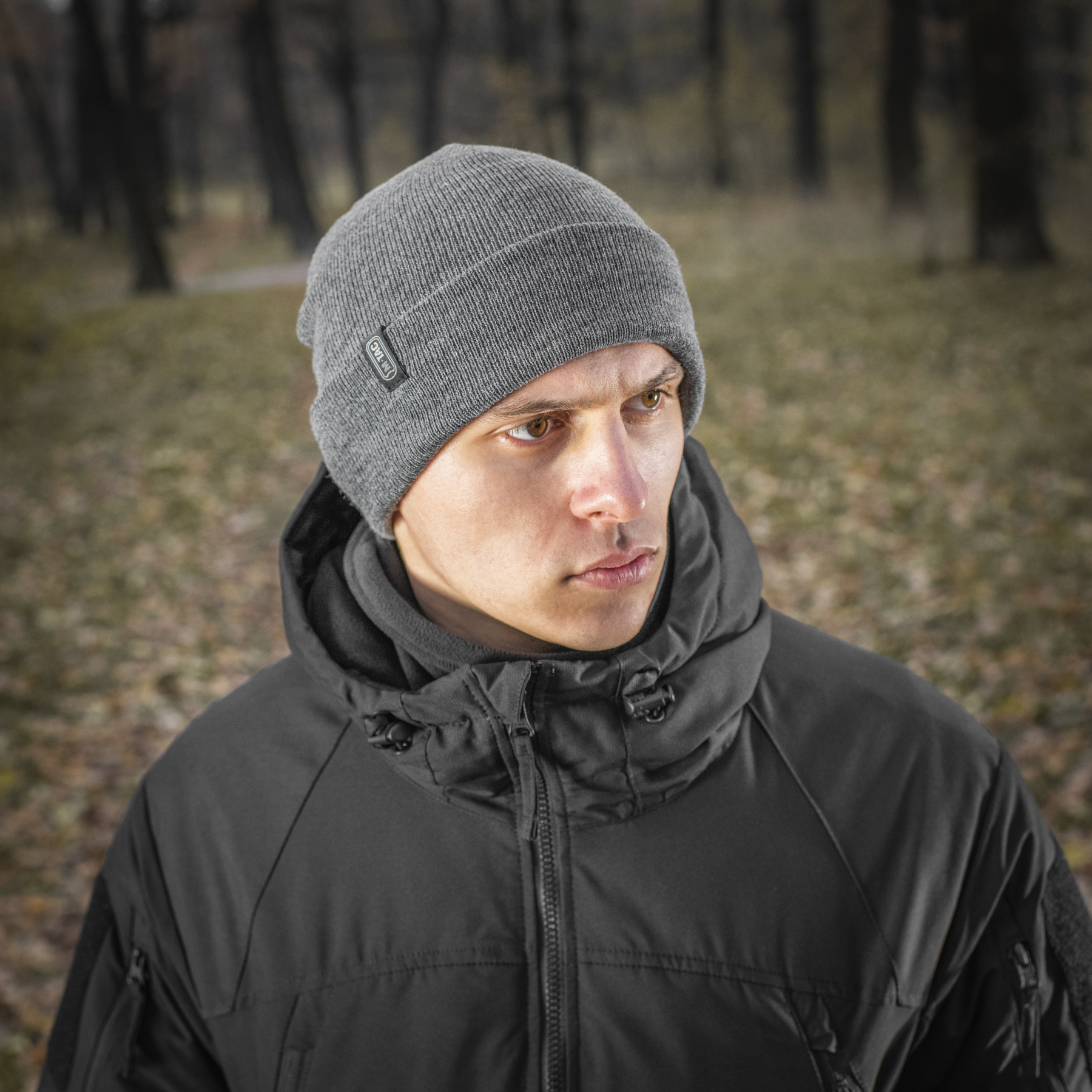 M-Tac шапка тонкая вязка 100% акрил Grey — 8