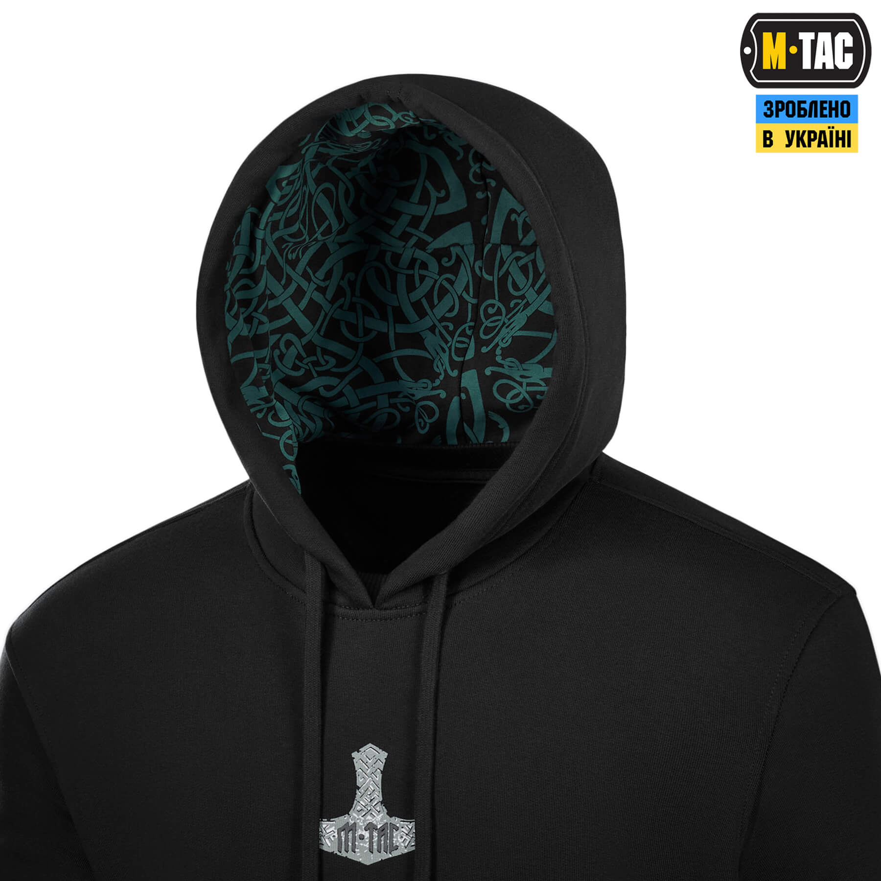 M-Tac кофта Hoodie Ragnarok Cotton Hard Black — 8