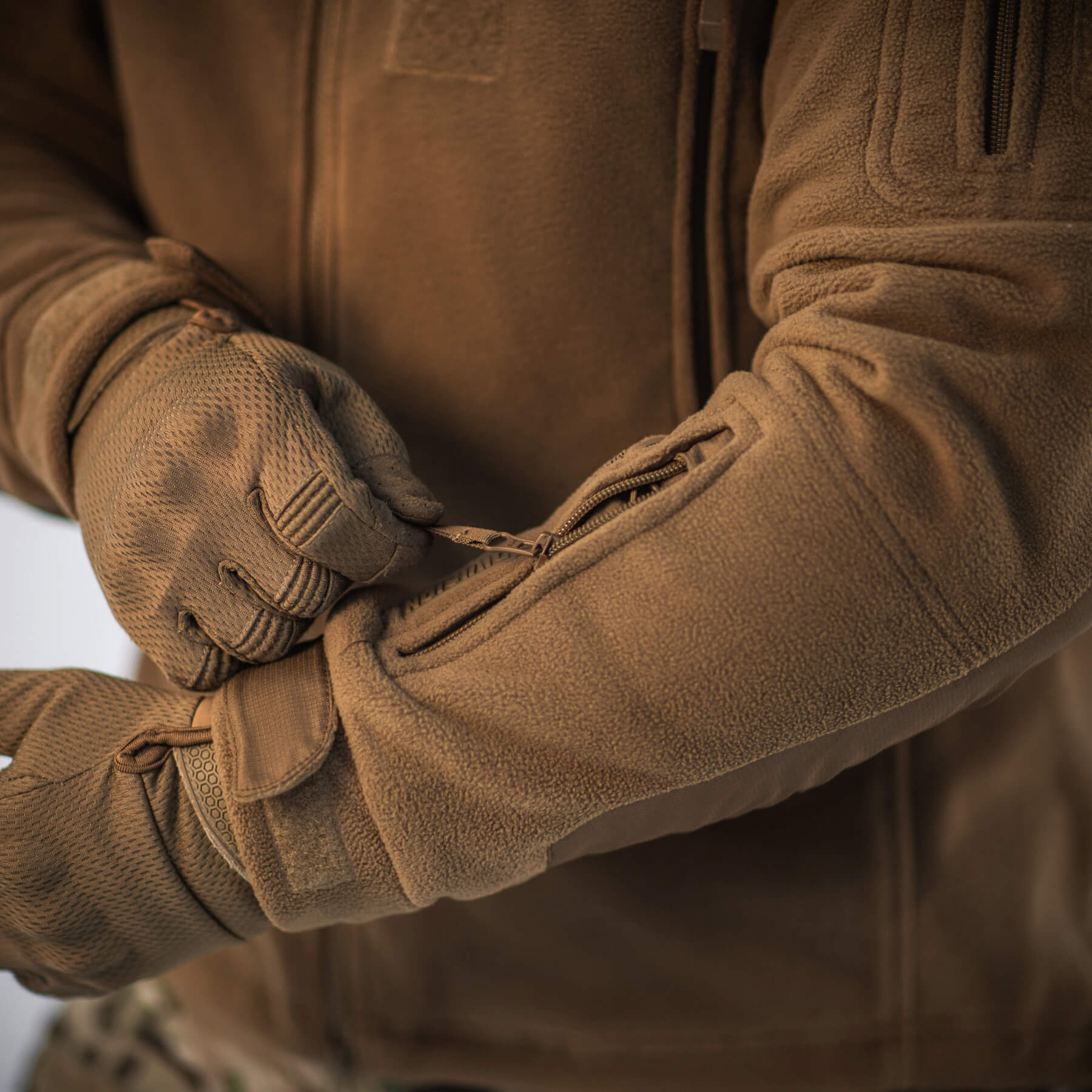 M-Tac куртка флисовая Windblock Division Gen.III Coyote Brown — 29