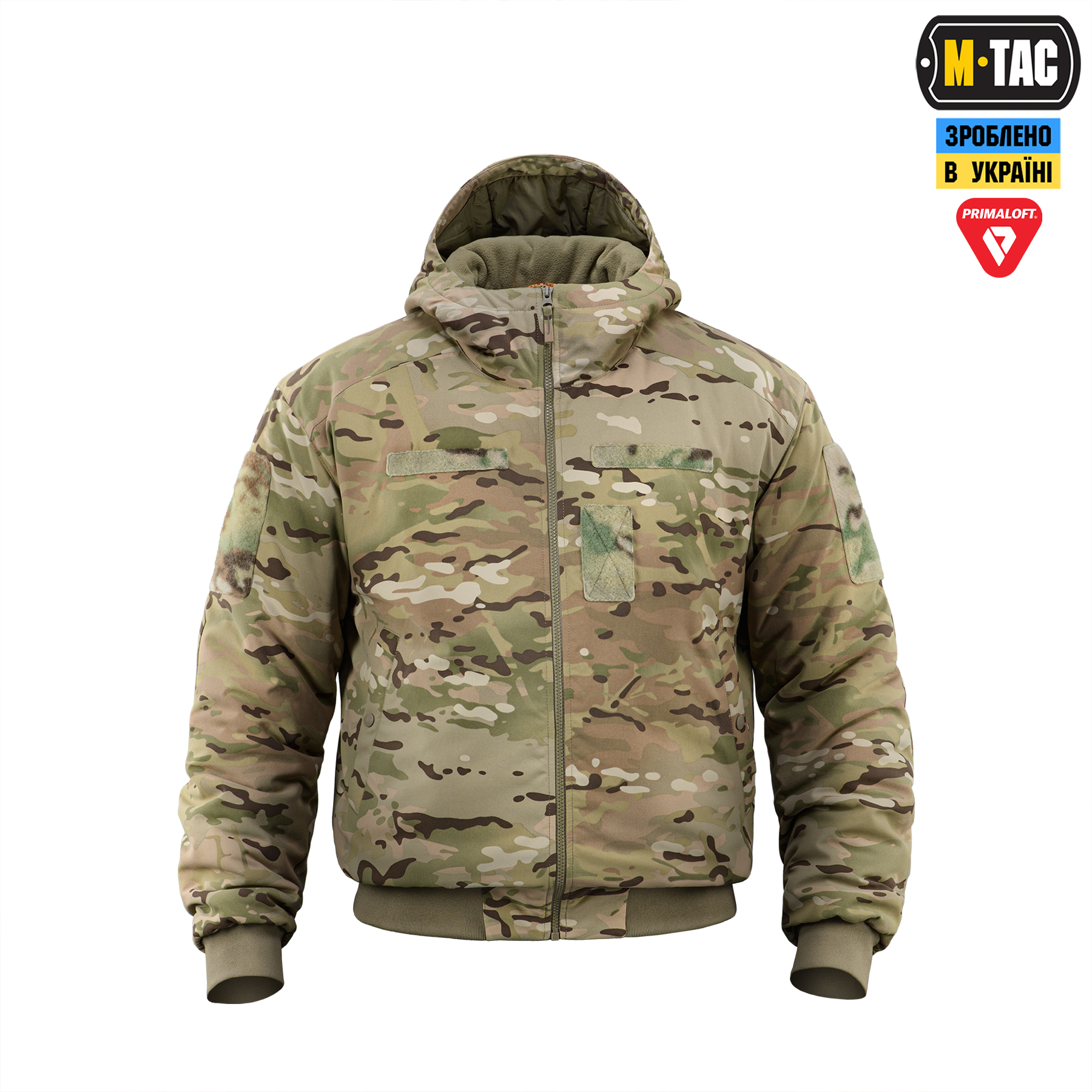 M-Tac куртка MA-1 Hooded Military Primaloft MC — 3