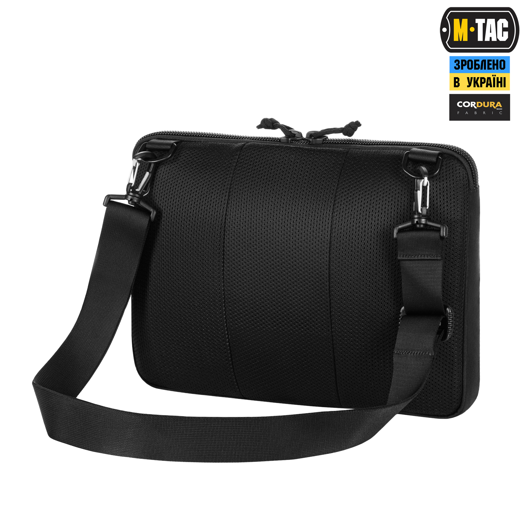 M-Tac сумка Admin Bag Large Elite с липучкой Black — 5