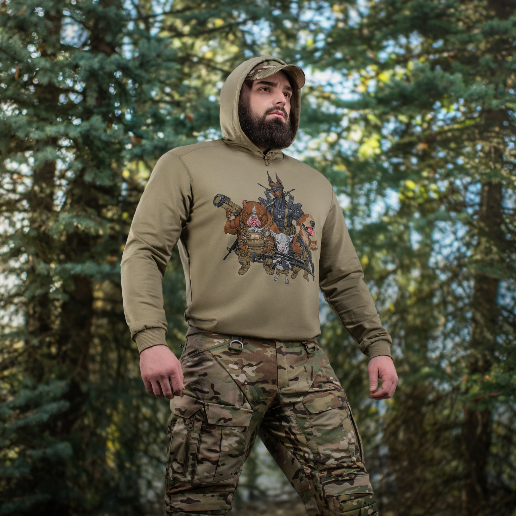 M-Tac кофта Hoodie Rex Team Tan — 10