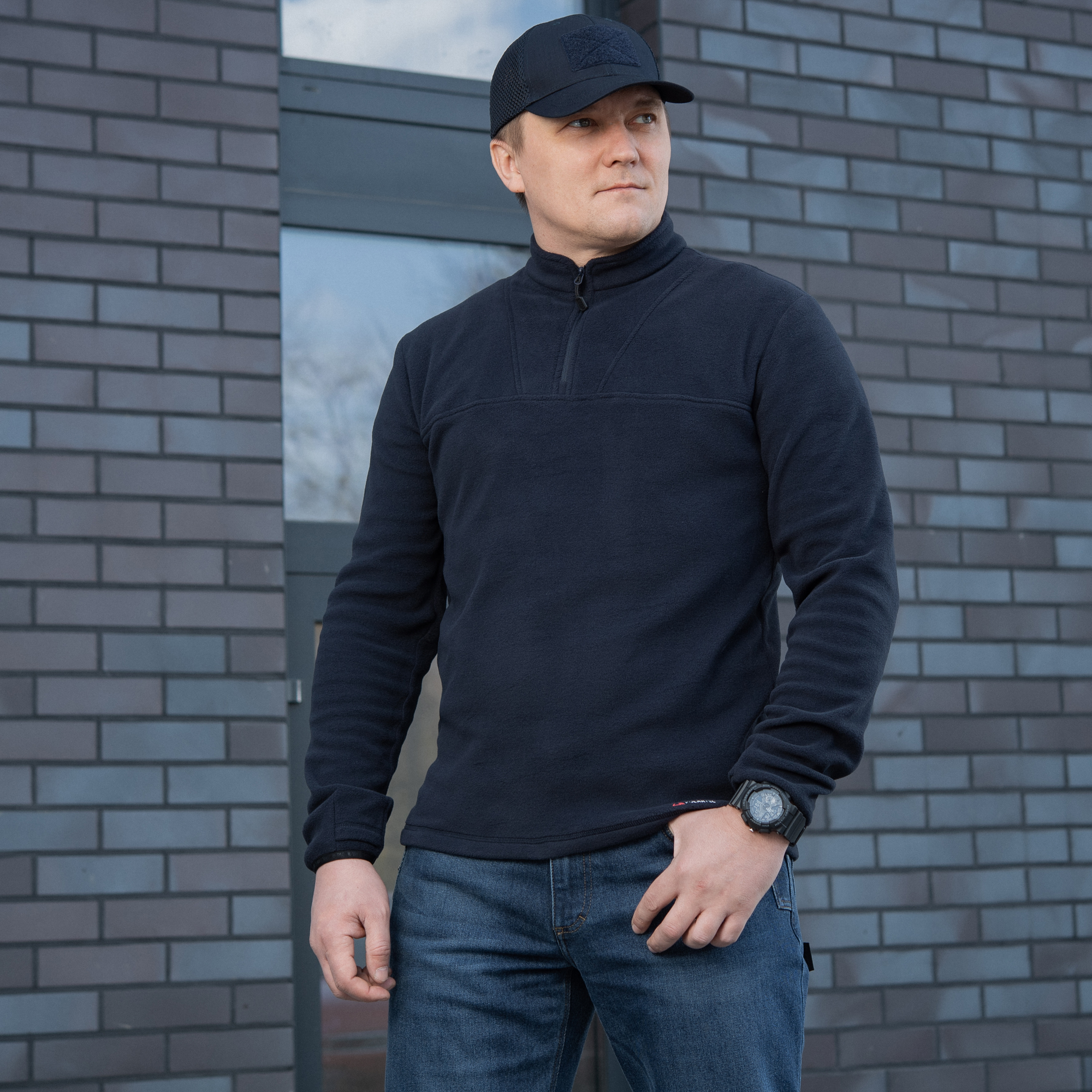 M-Tac кофта Delta Polartec Dark Navy Blue — 10