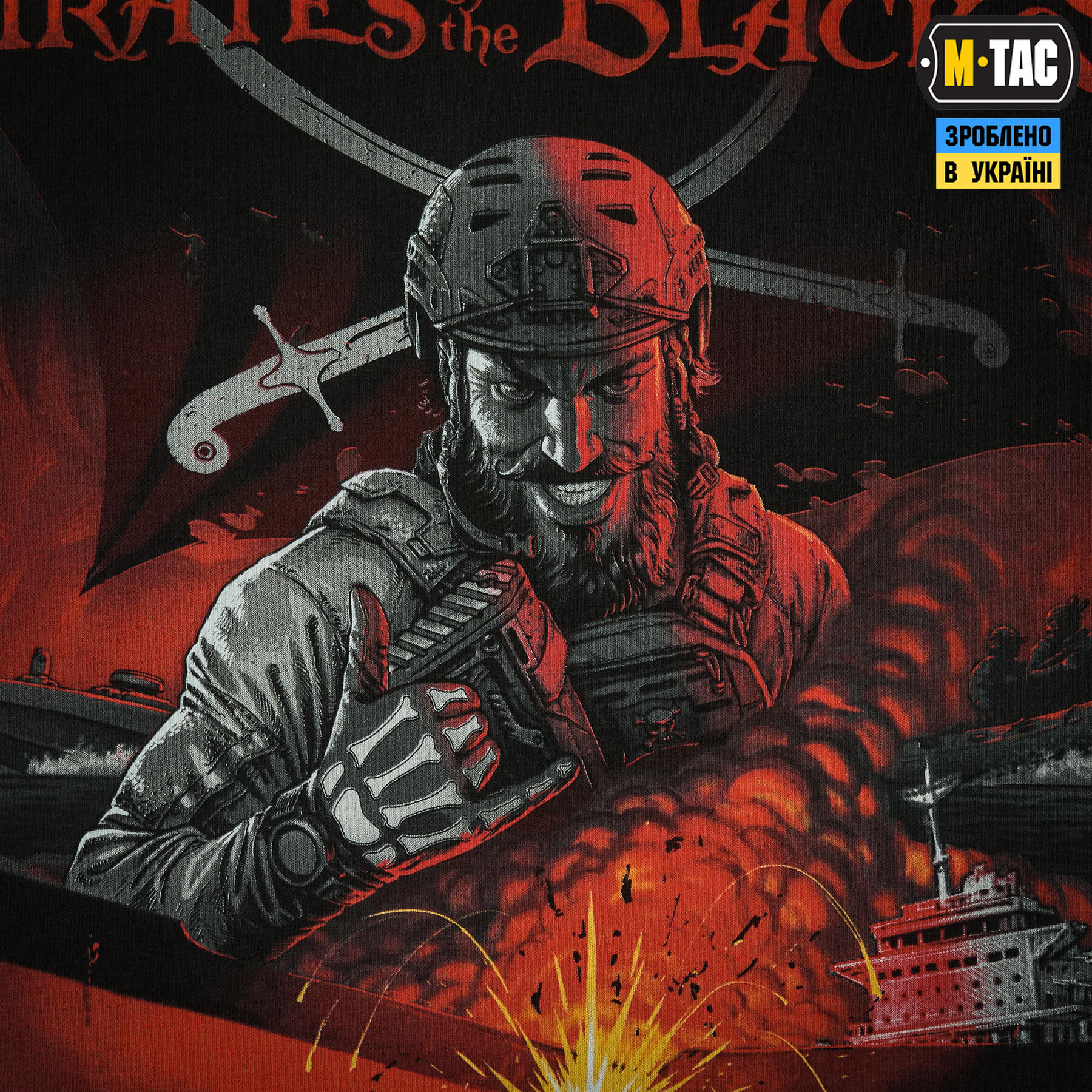 M-Tac футболка Pirates of the Black sea Black — 7