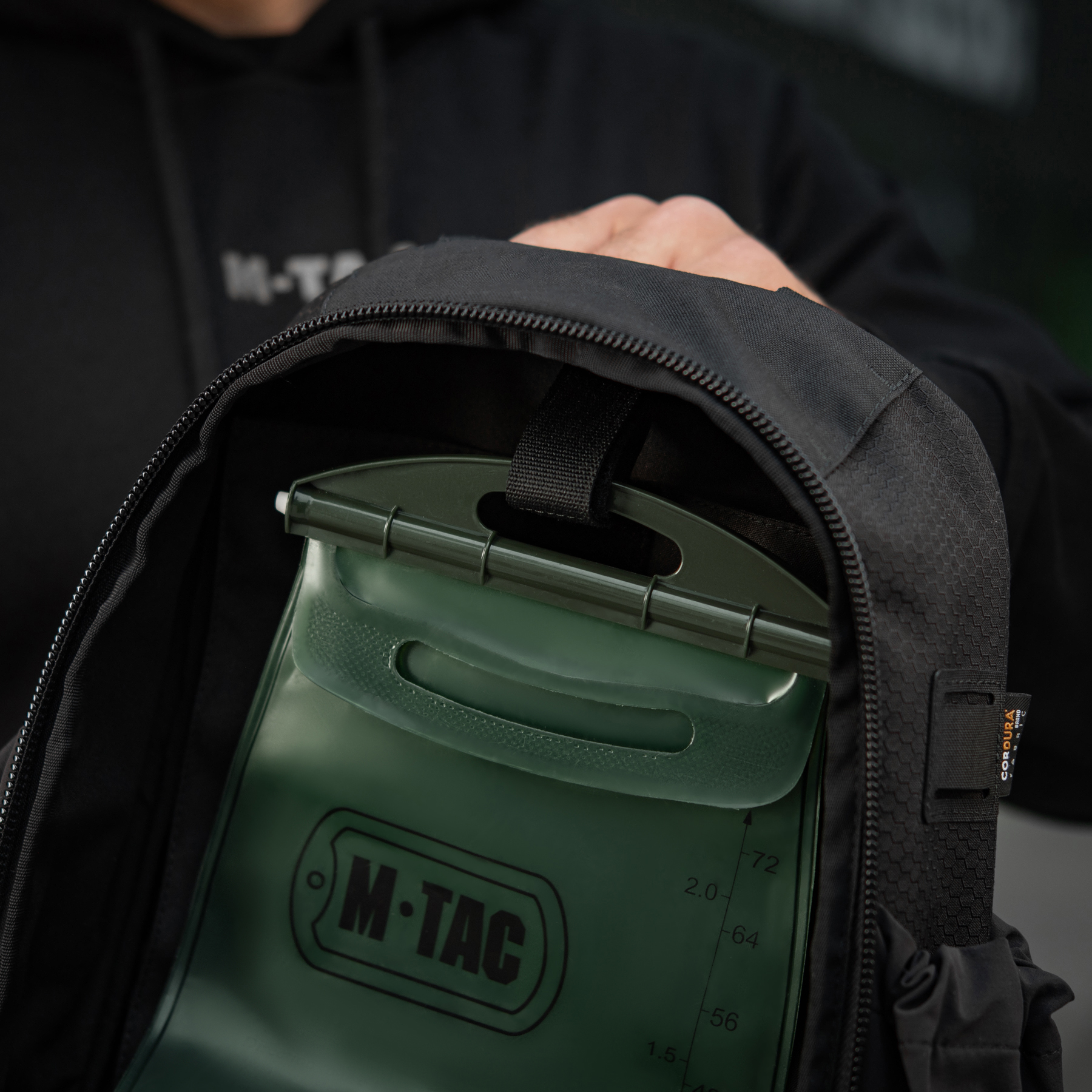 M-Tac рюкзак Sturm с эргономичными лямками Elite Black — 48