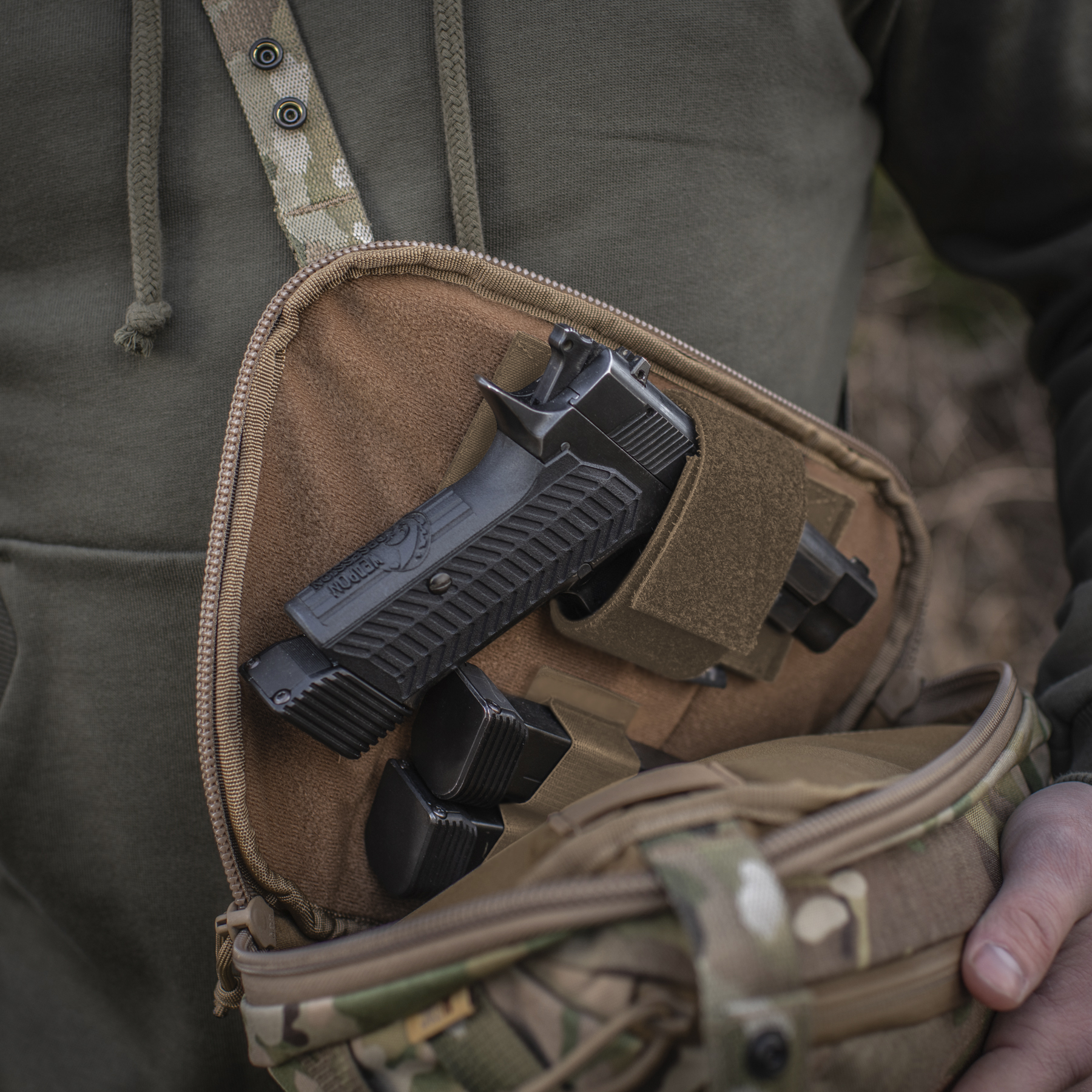 M-Tac сумка Sphaera Hardsling Bag Large с липучкой Elite Multicam — 20