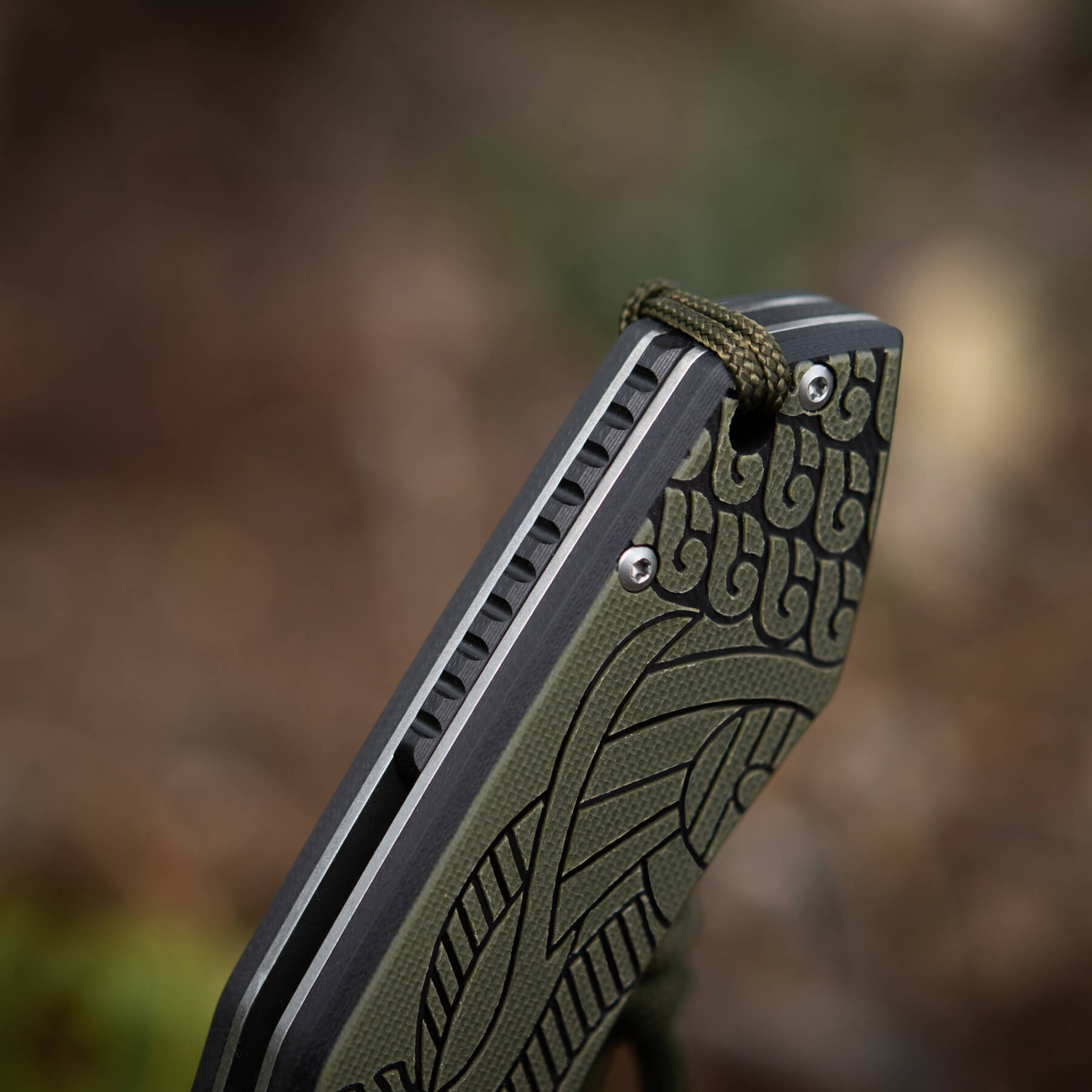 M-Tac нож складной Type 12 Scandinavian Stonewash Black/Olive — 15