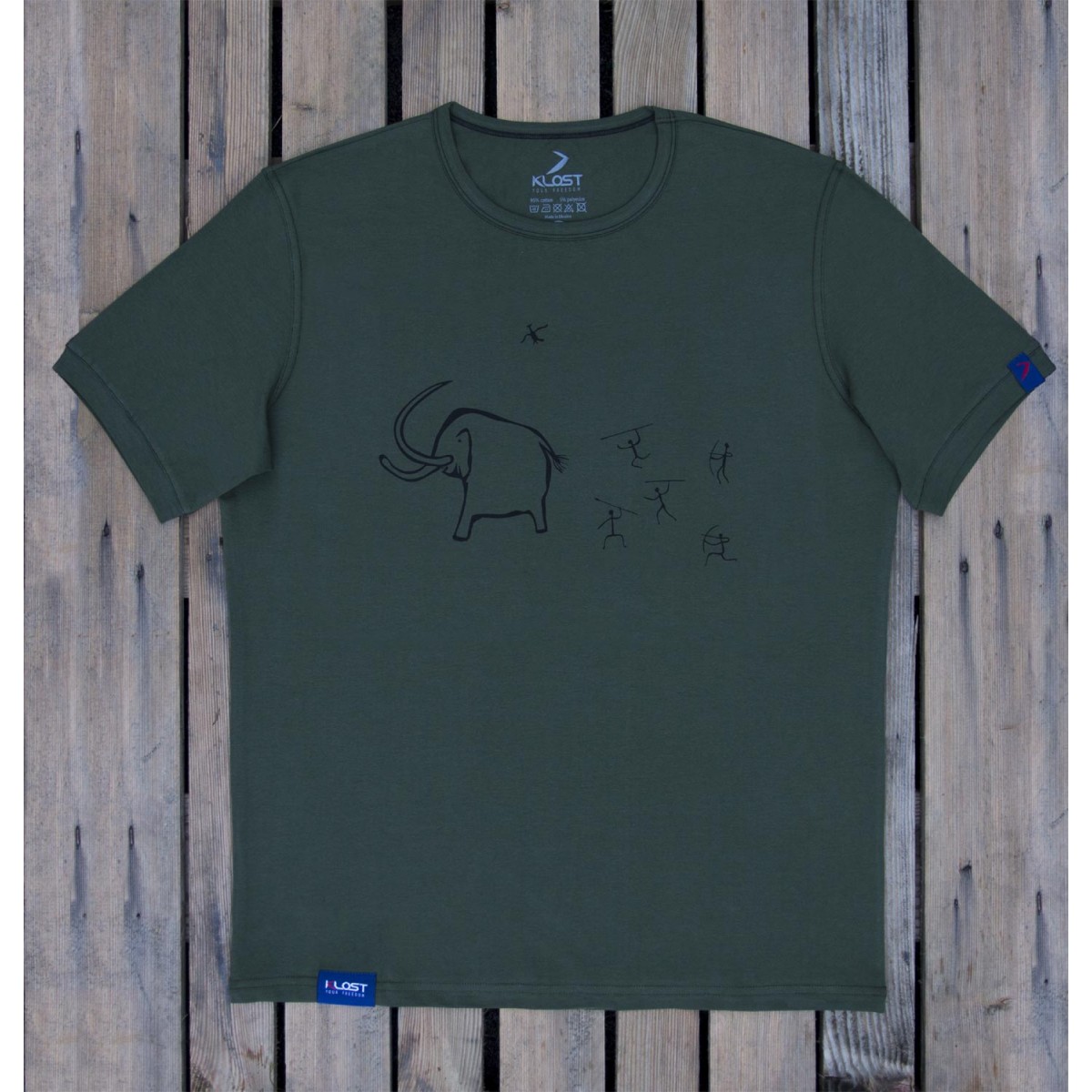 Klost футболка "Охота на мамонта" олива
