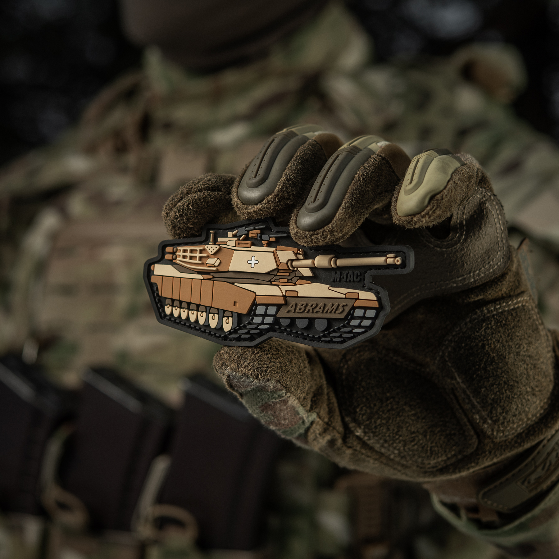 M-Tac нашивка ABRAMS (PVC) coyote — 8