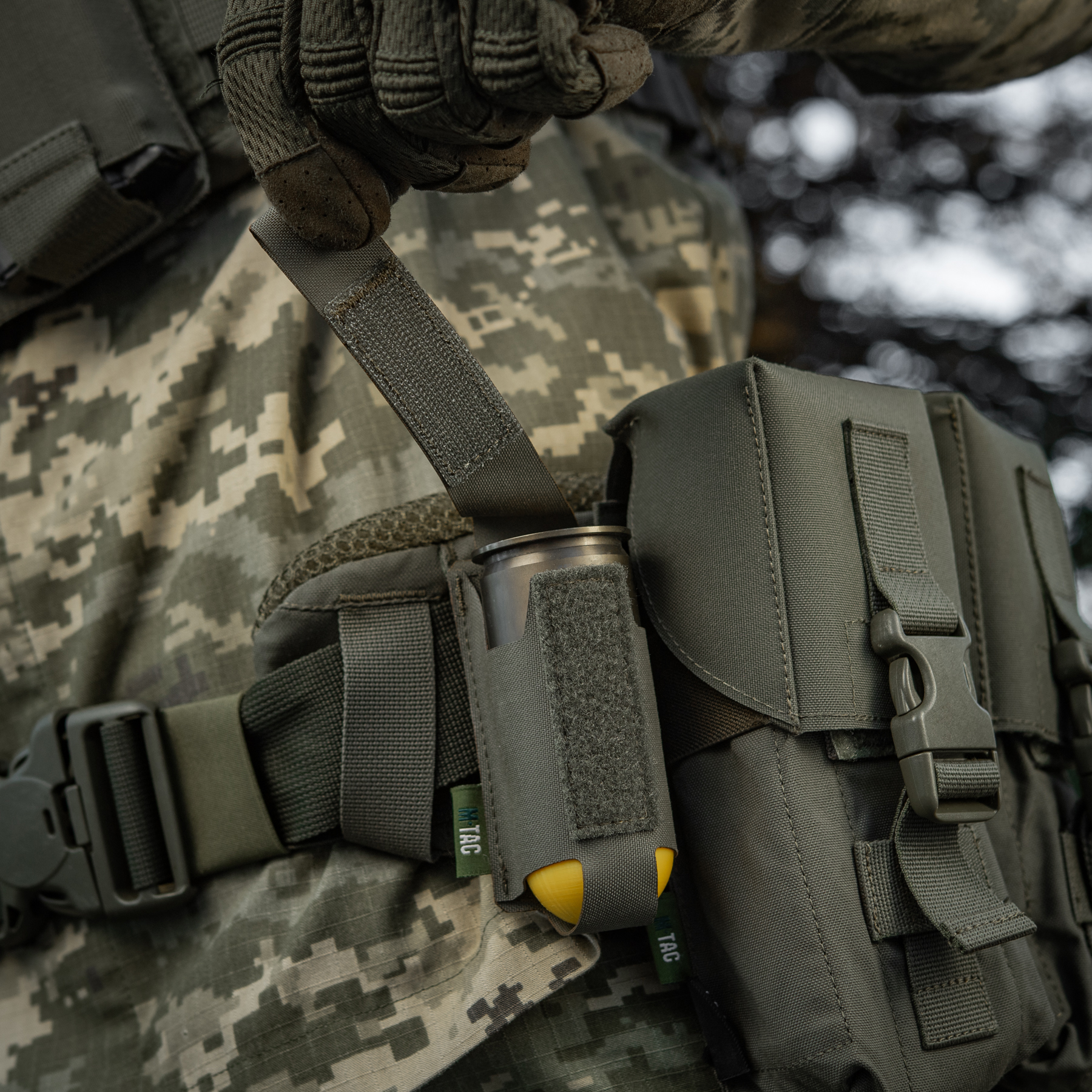 M-Tac подсумок ВОГ для 1 гранаты Ranger Green — 15