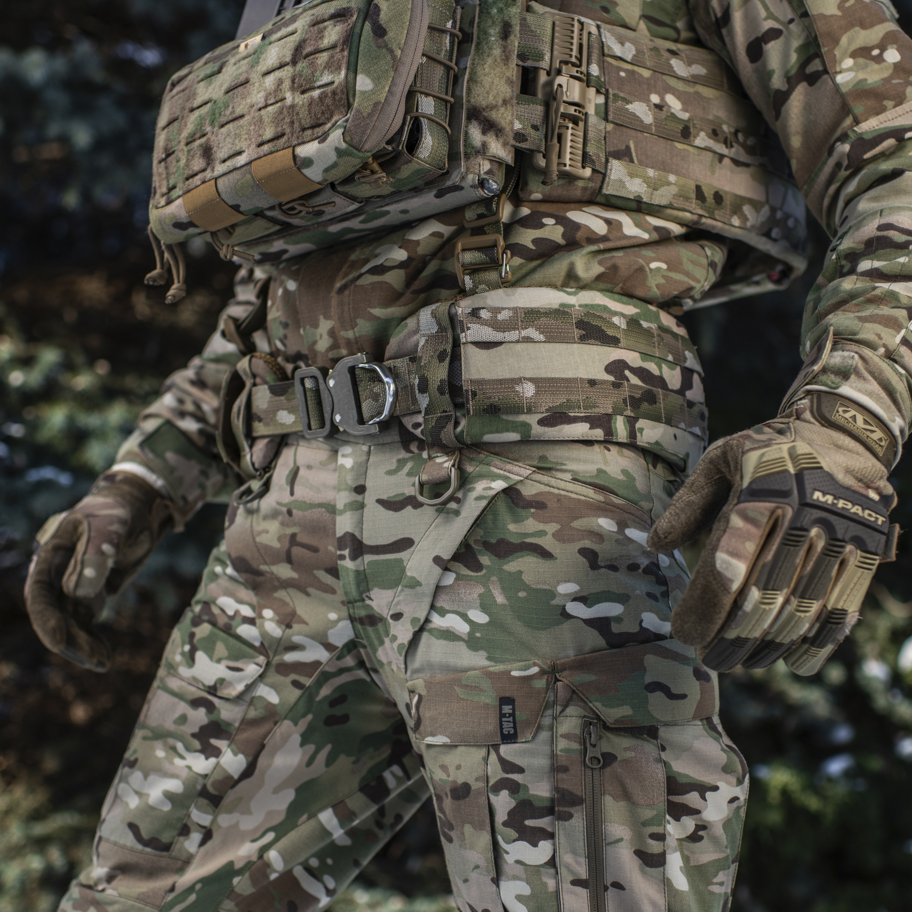 M-Tac пояс тактический War Belt ARMOR Tegris D-Ring Cobra Multicam — 9