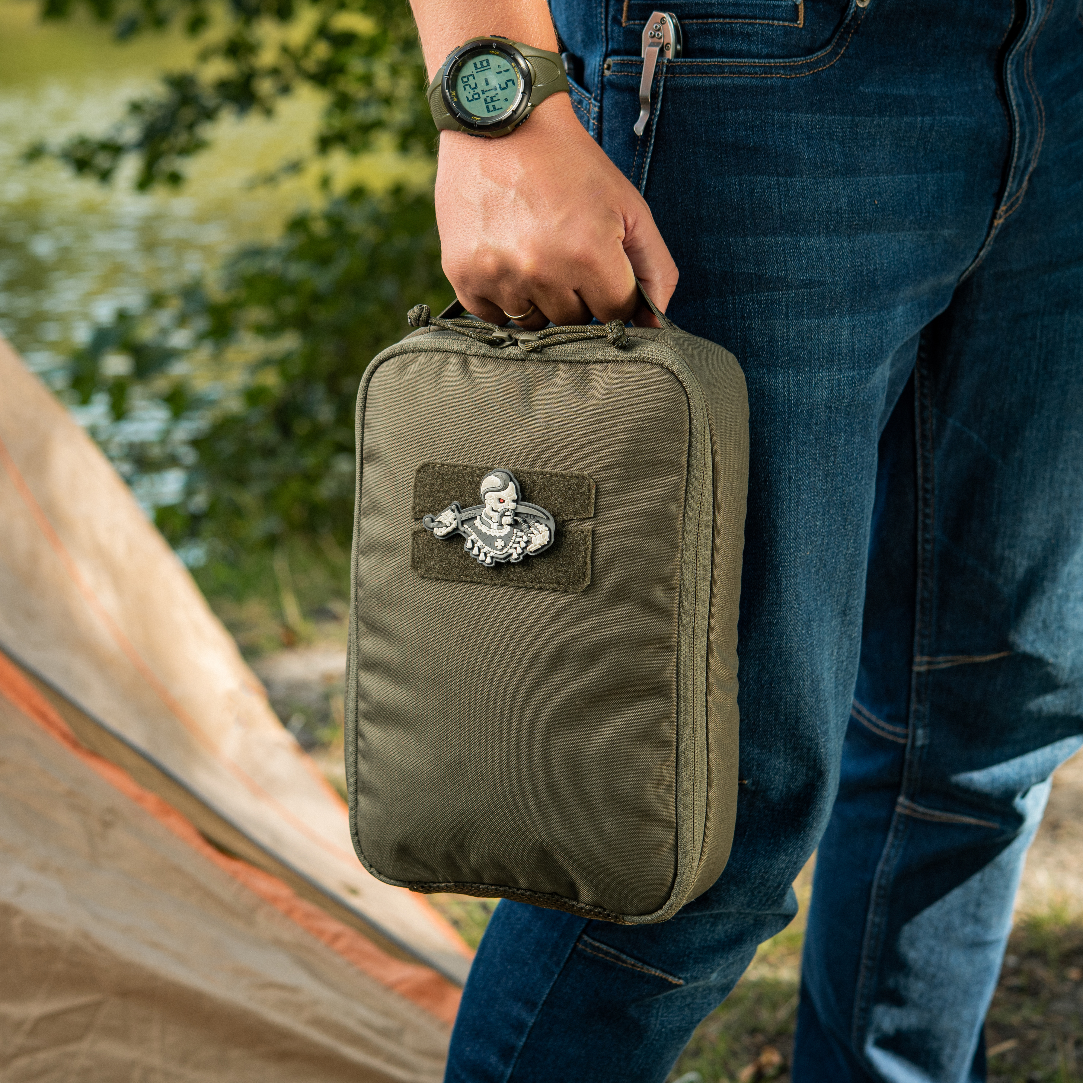 M-Tac органайзер утилитарный Elite Large (30х19 см) Ranger Green — 10